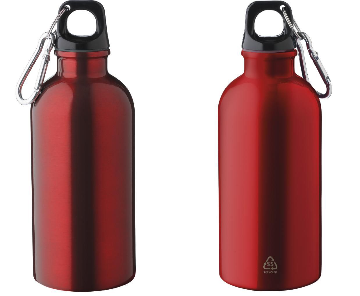 Recycled stainless steel single walled bottle (400 ml) Sable