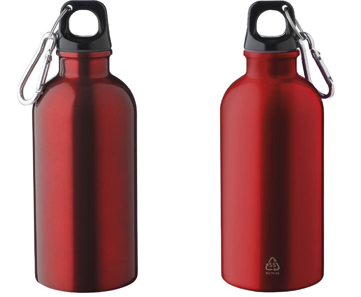 Recycled stainless steel single walled bottle (400 ml) Sable