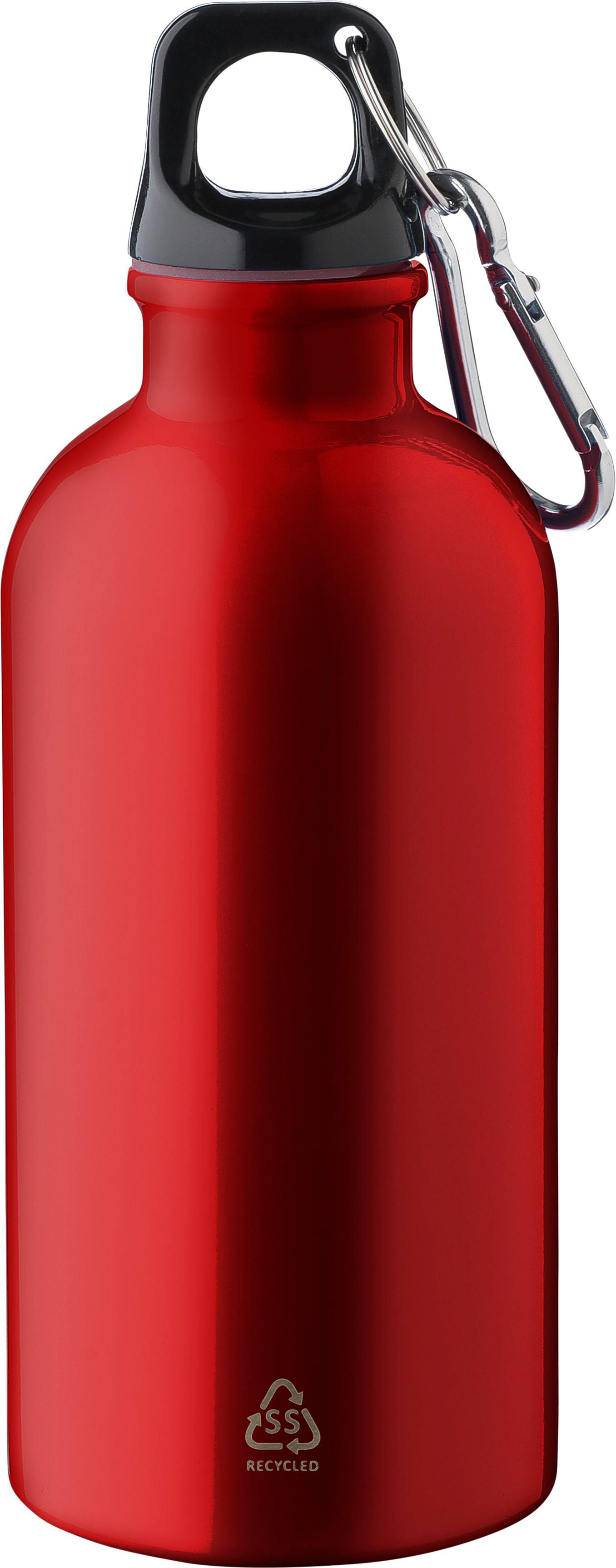 Recycled stainless steel single walled bottle (400 ml) Sable