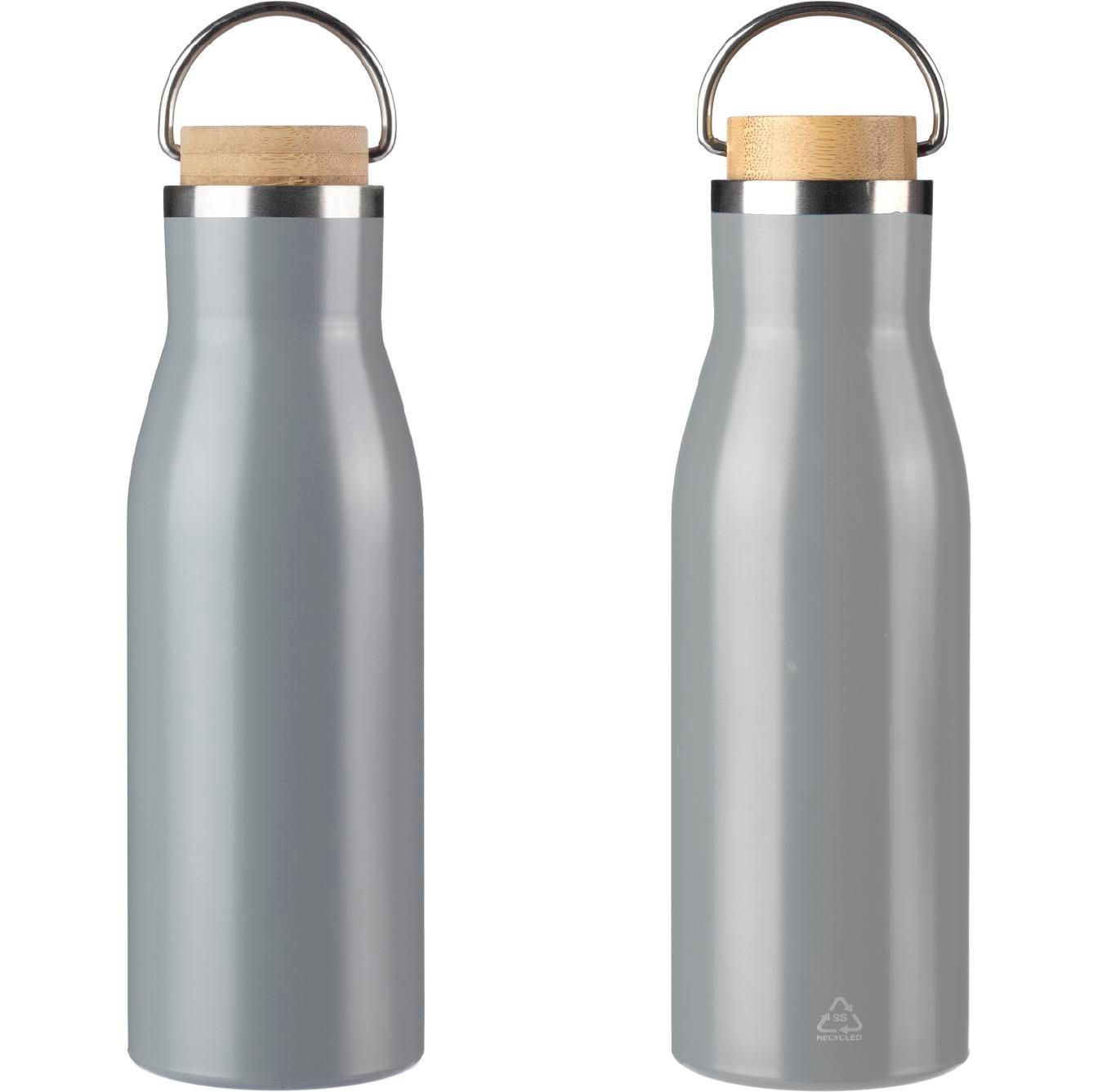 Botella de acero inox. reciclado Aline