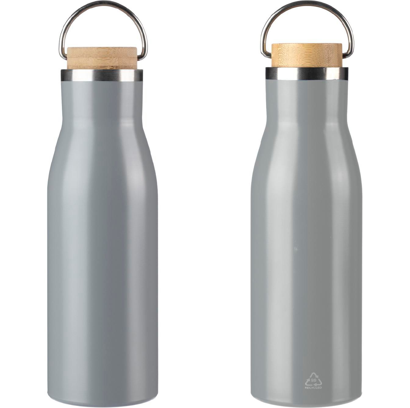 Botella de acero inox. reciclado Aline