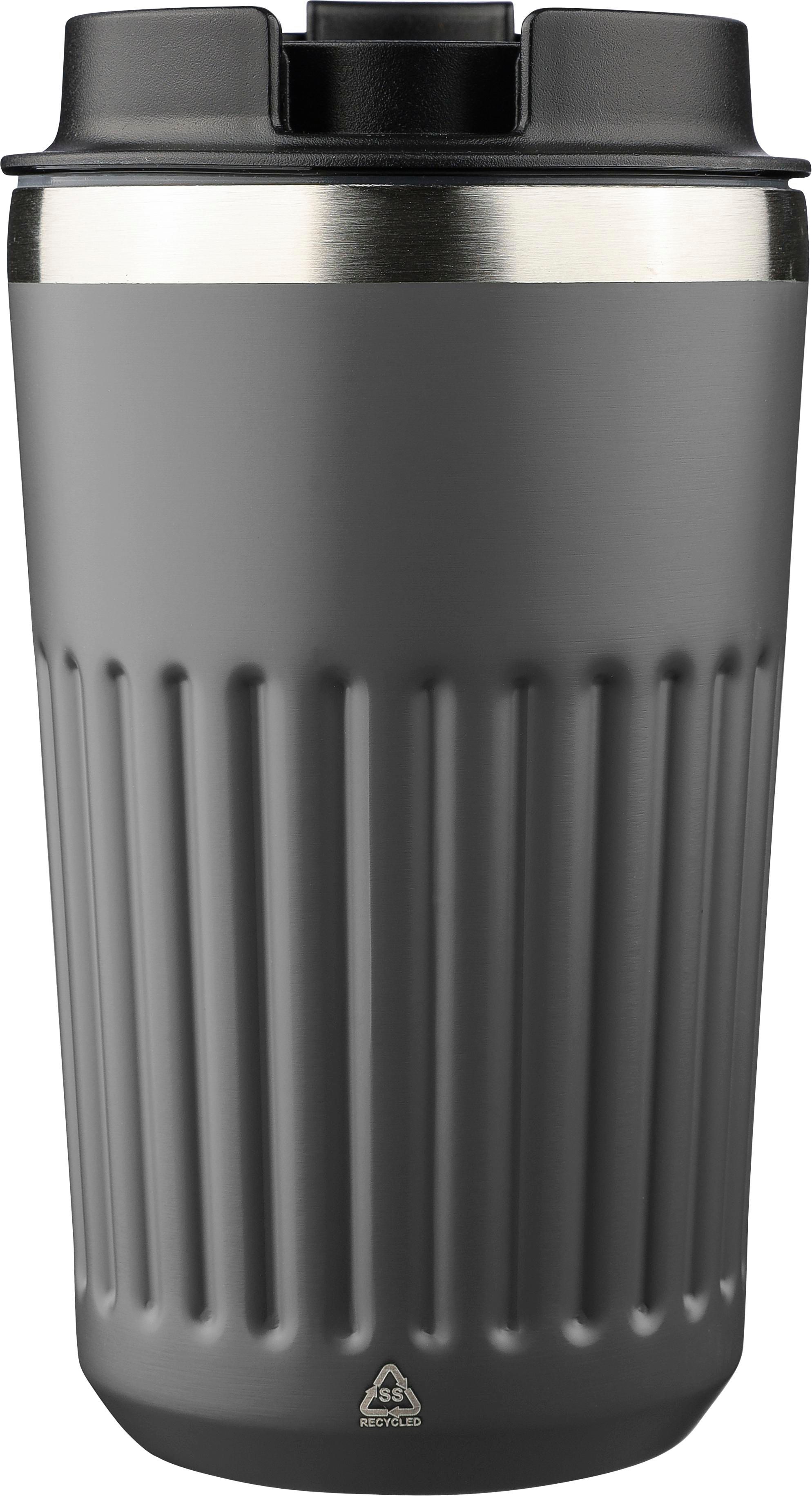 Vaso termo de acero inox. reciclado Chiara 400 ml