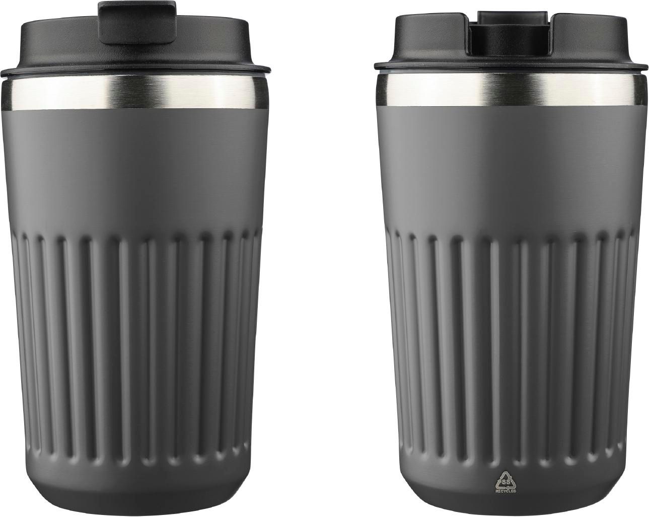 Vaso termo de acero inox. reciclado Chiara 400 ml