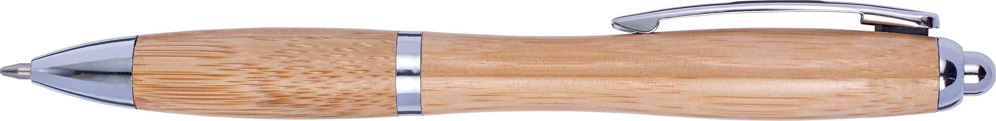 Ballpen Carson | Bamboo | Silver detail