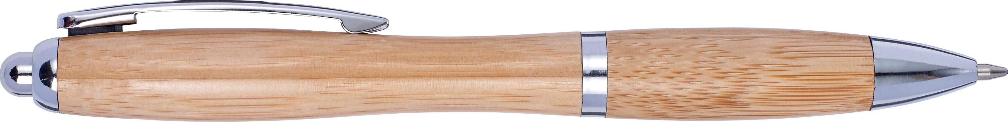 Ballpen Carson | Bamboo | Silver detail