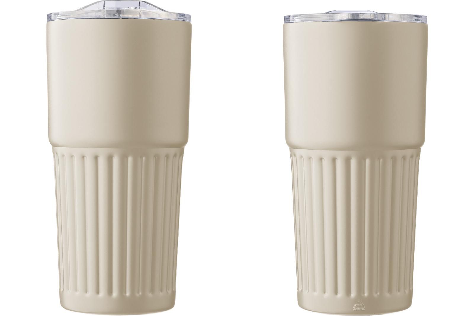 Vaso de acero inox. reciclado Kael 500 ml