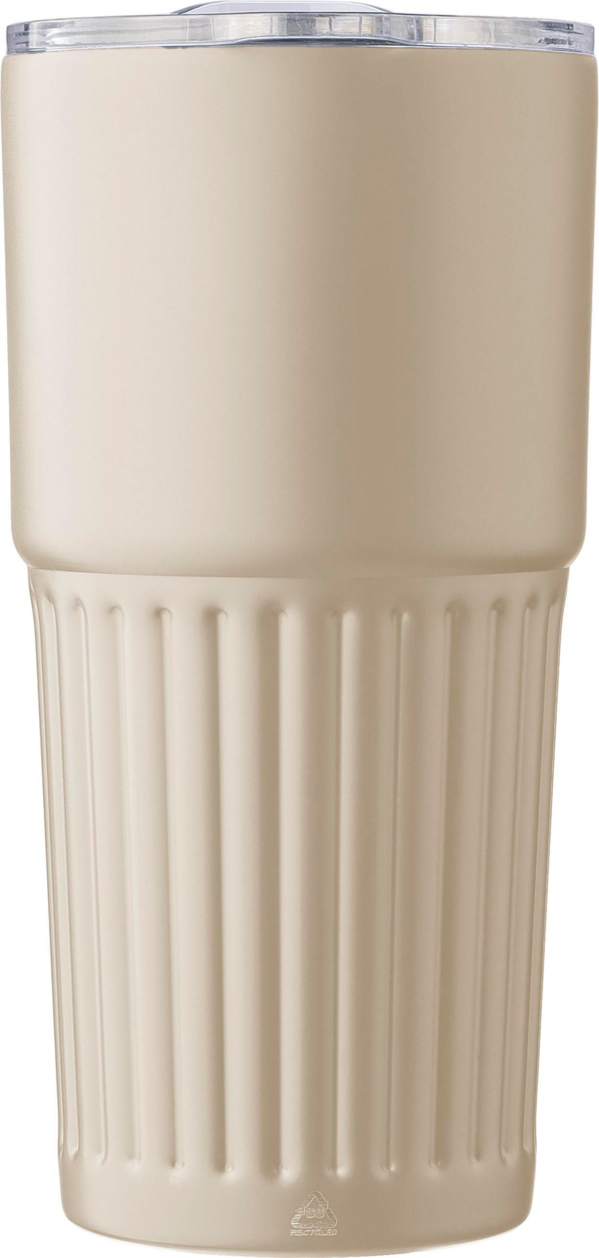 Vaso de acero inox. reciclado Kael 500 ml