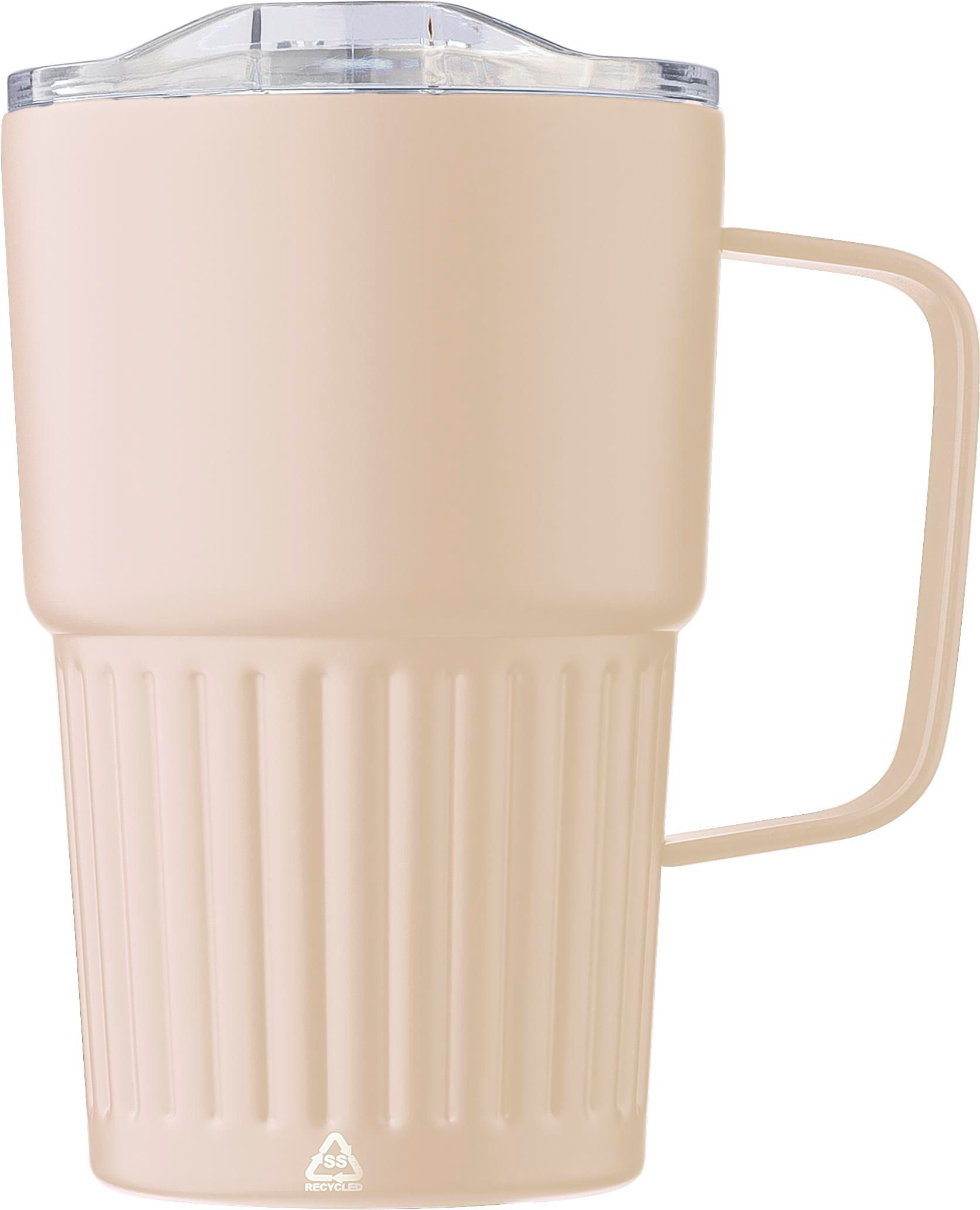 Taza de acero inox. reciclado Calo 450 ml