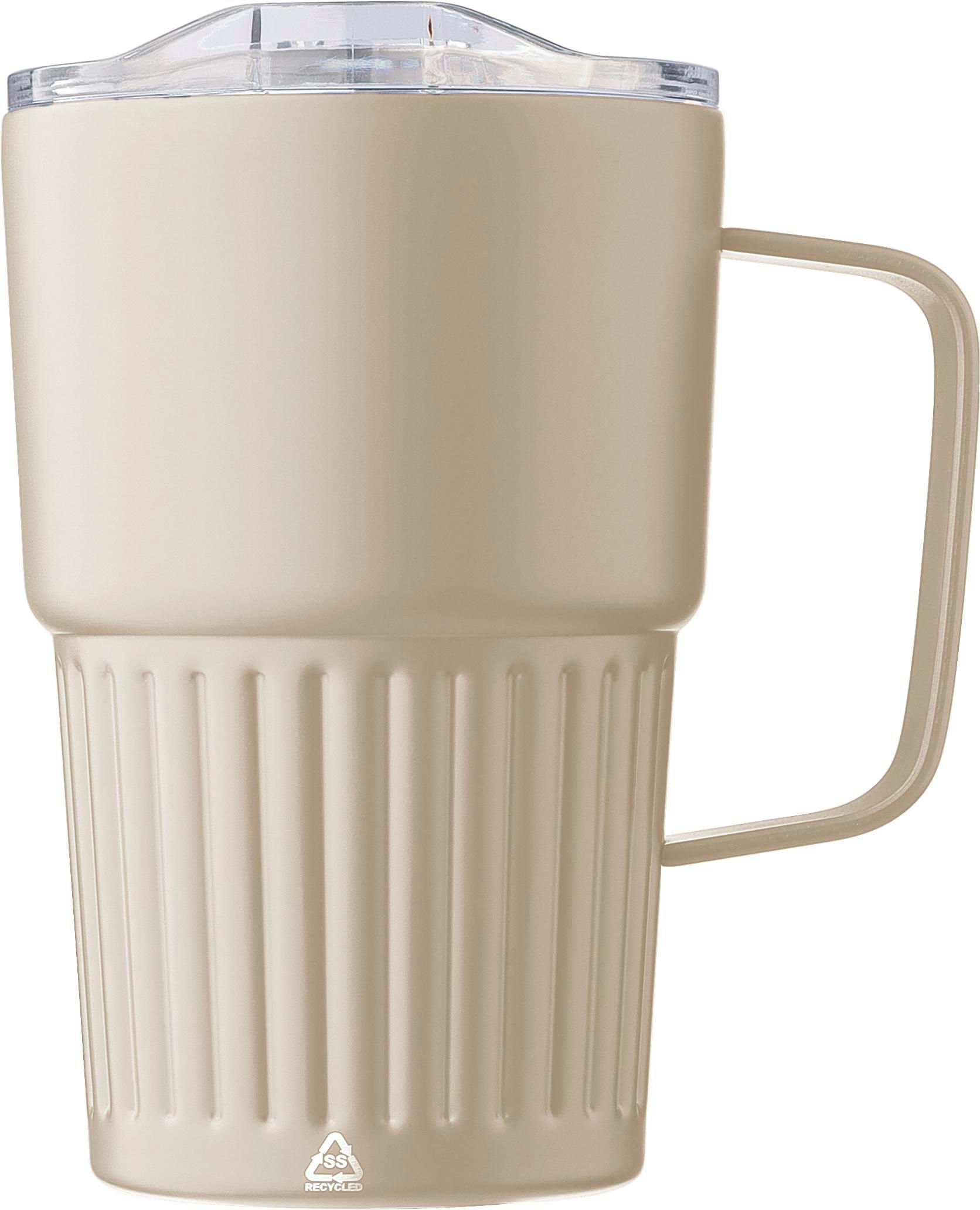 Taza de acero inox. reciclado Calo 450 ml