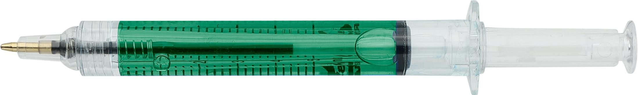 Ballpen Dr. David | Recycled plastic | Syringe shape