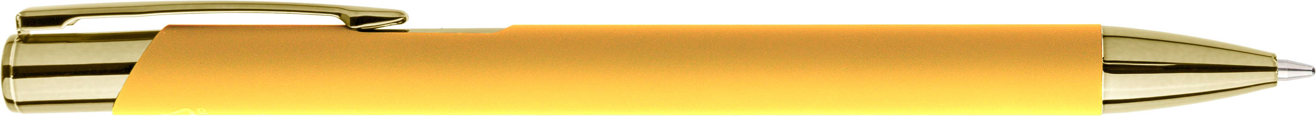 Recycled aluminium rubberized ballpen Anisa