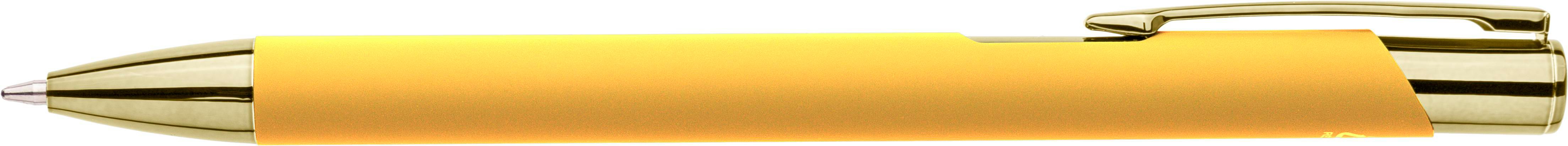 Recycled aluminium rubberized ballpen Anisa