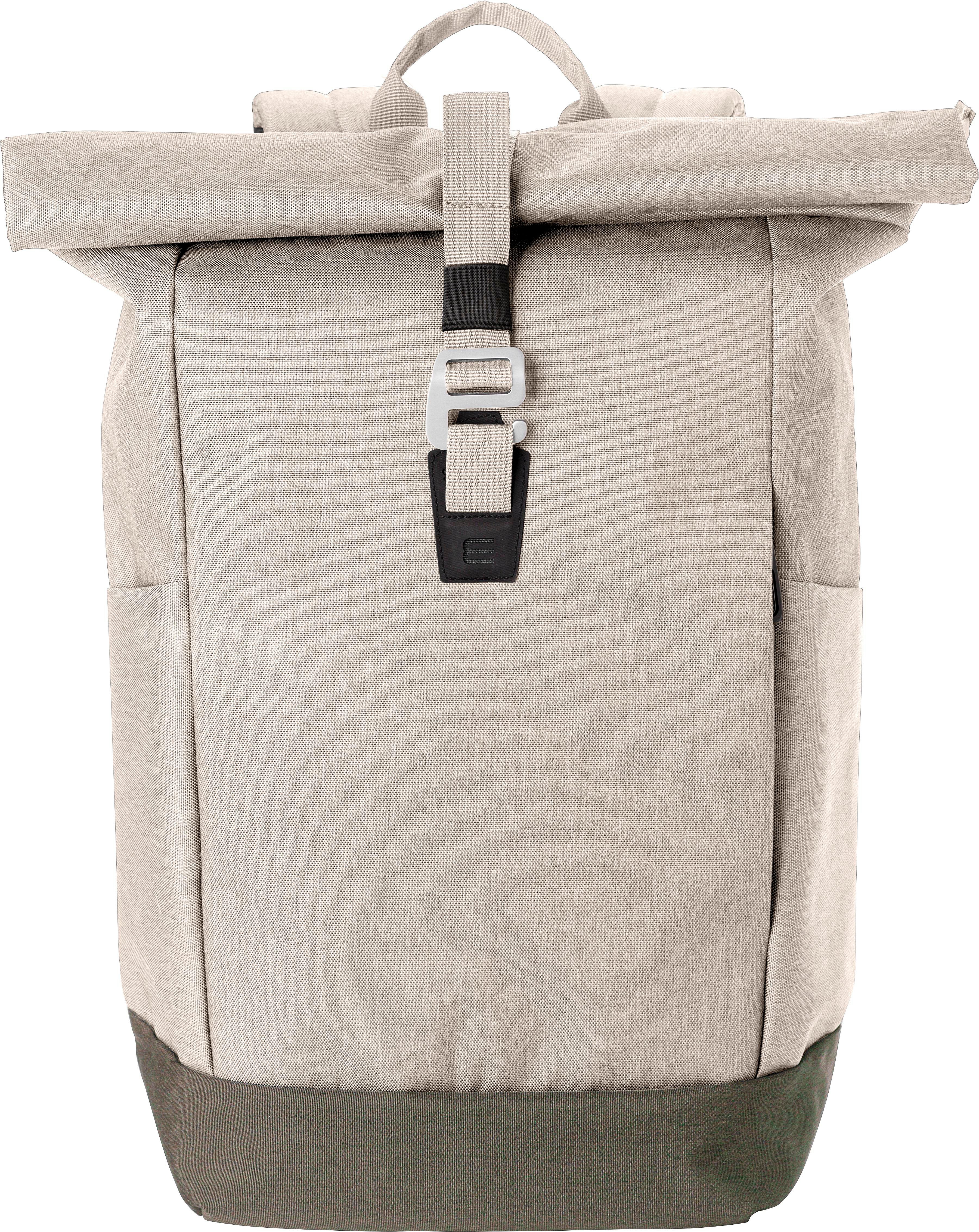 Polyester (600D) roll-top backpack Dax