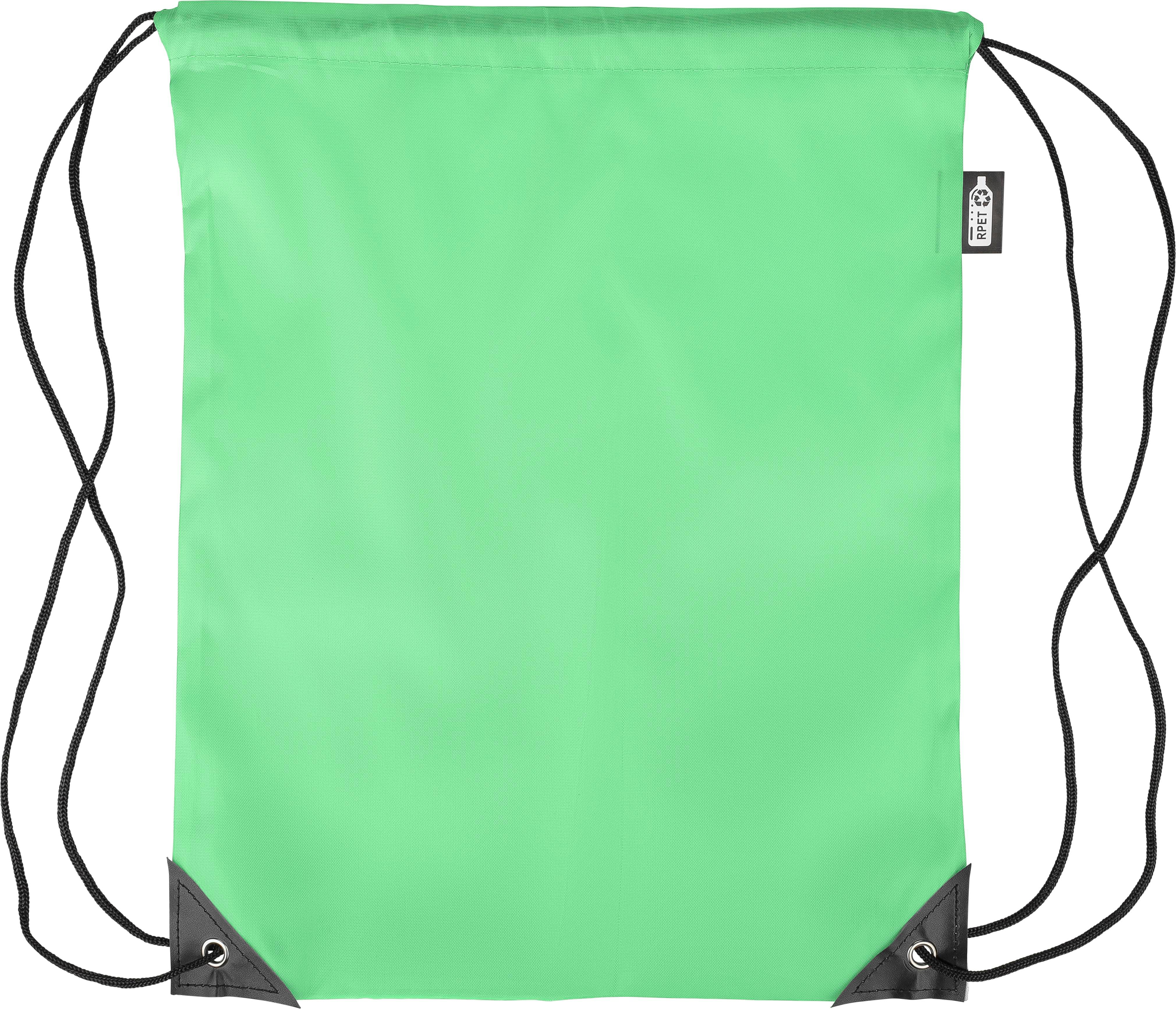 Recycled rPET polyester (210D) drawstring backpack Enrique