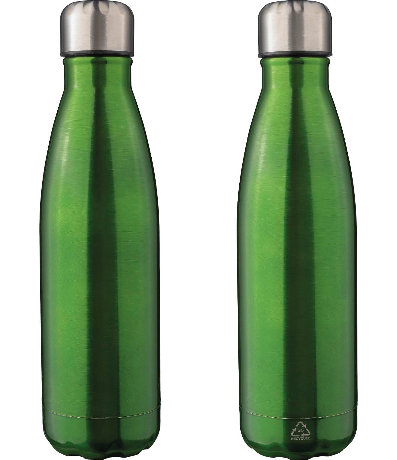 Recycled stainless steel double walled flask Lombok