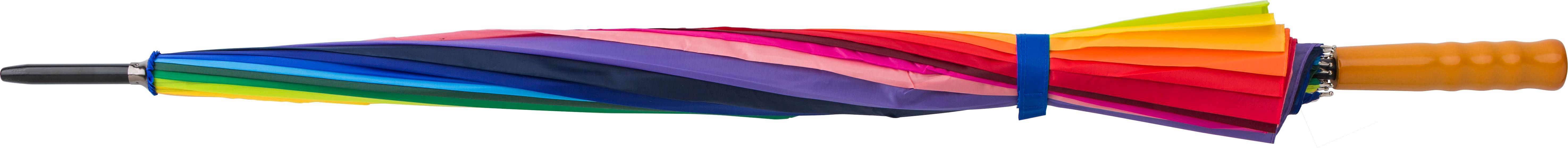 Paraguas multicolor de poliéster Haya