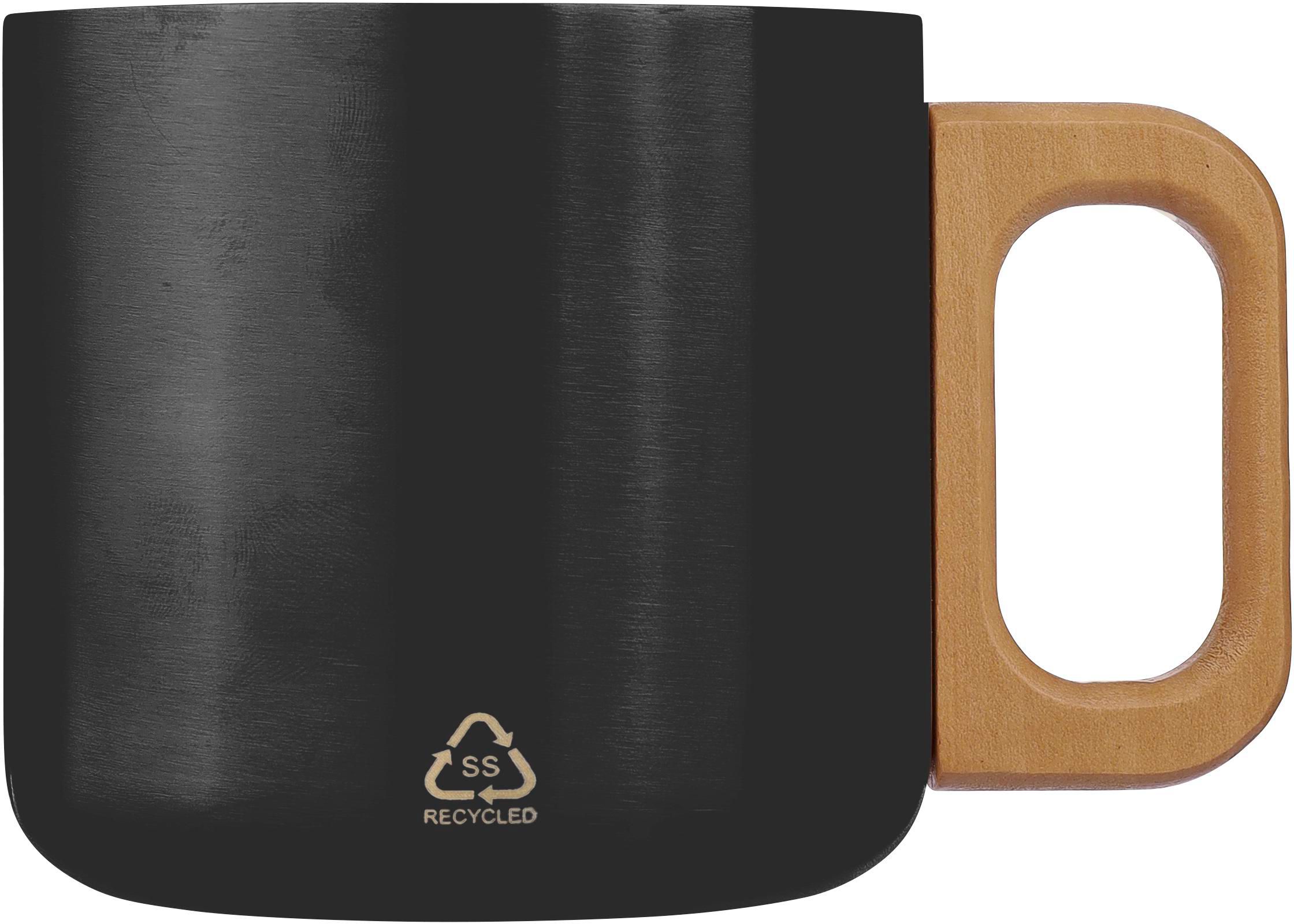 Recycled stainless steel double-walled mug 400 ml Dwight