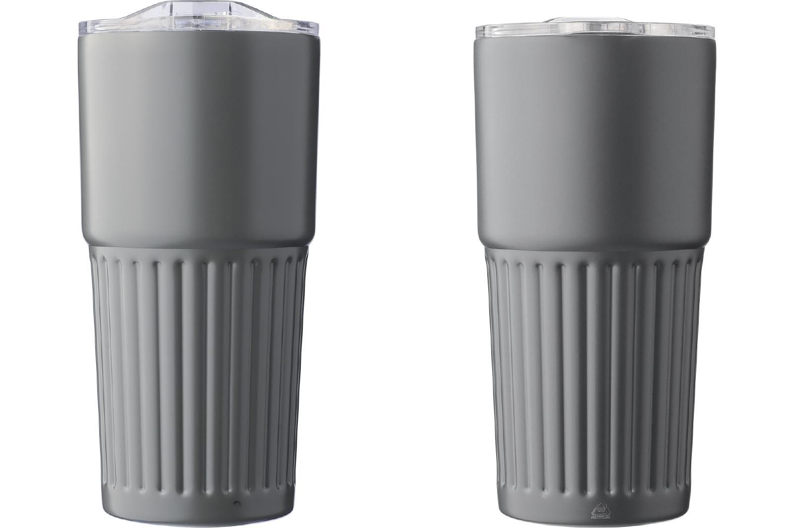Vaso de acero inox. reciclado Kael 500 ml