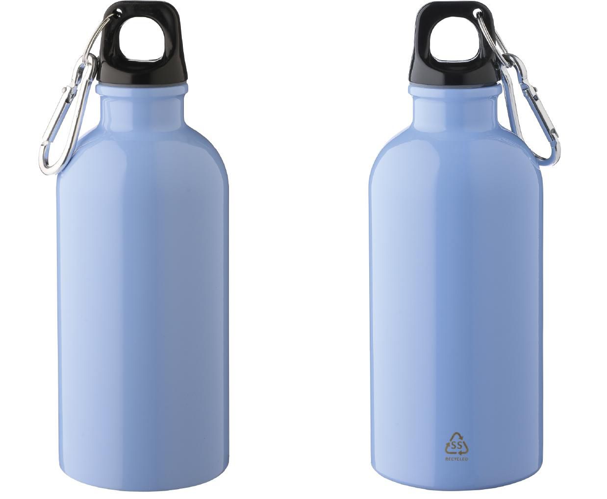Recycled stainless steel single walled bottle (400 ml) Sable
