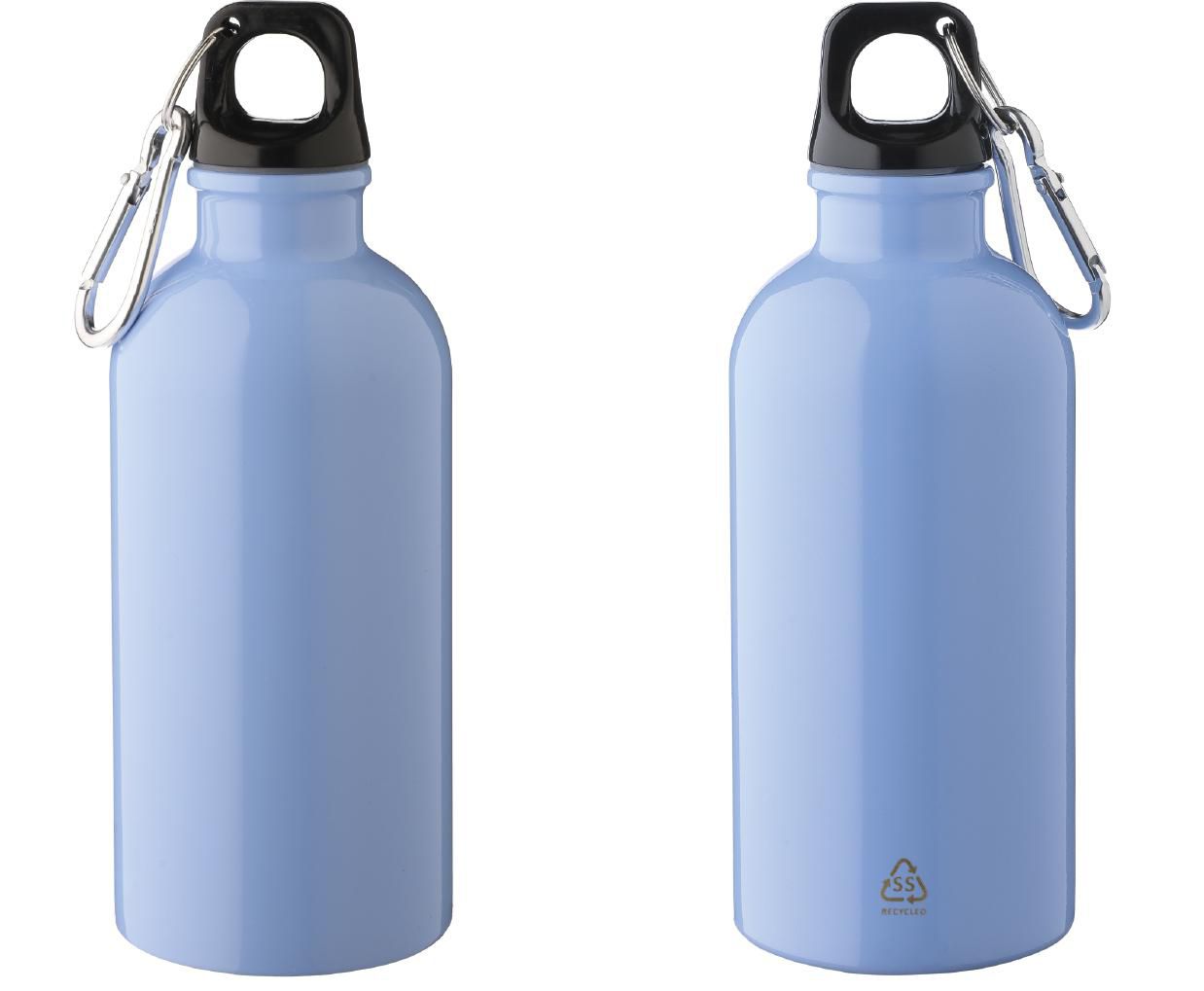 Recycled stainless steel single walled bottle (400 ml) Sable