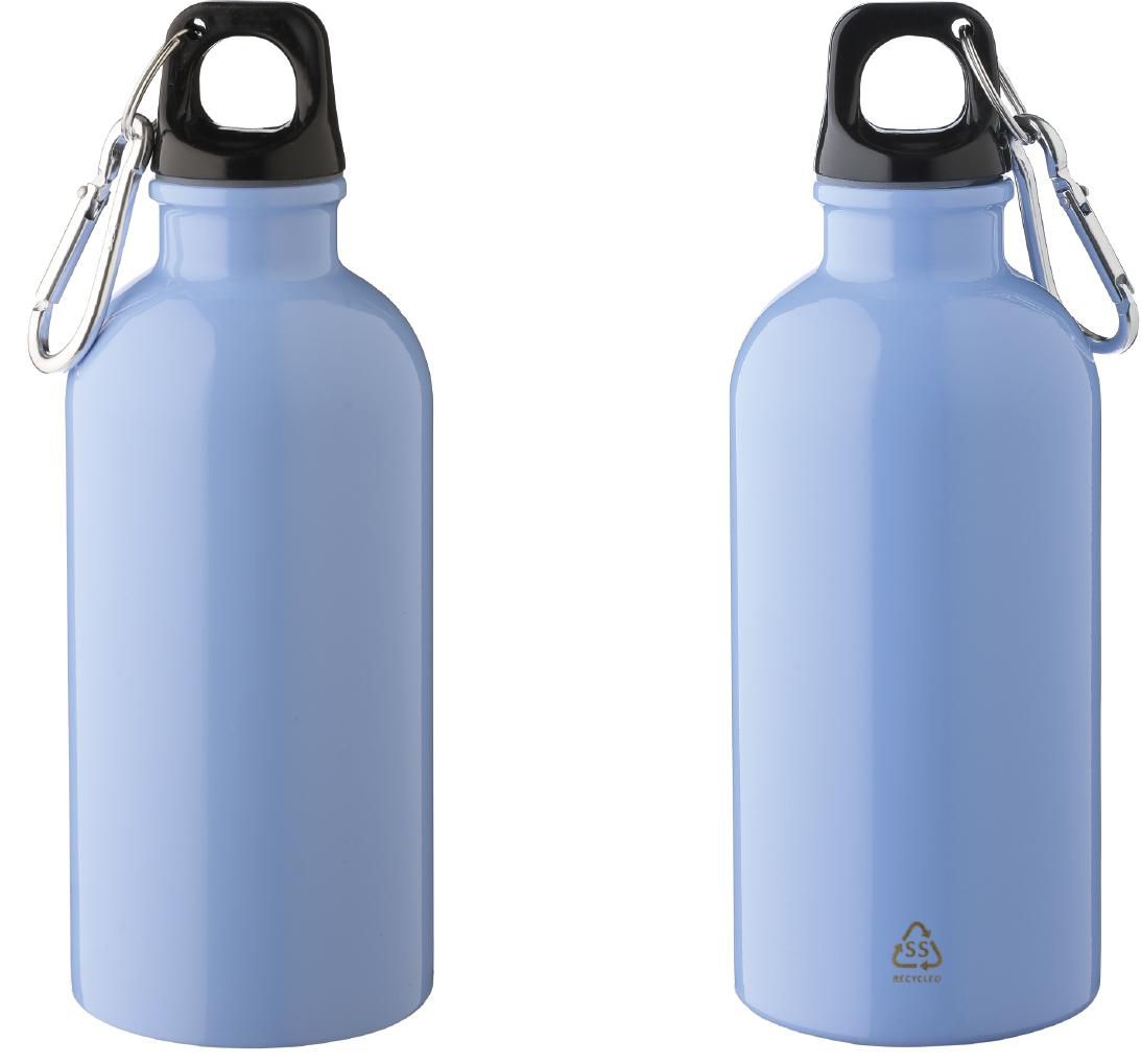 Recycled stainless steel single walled bottle (400 ml) Sable