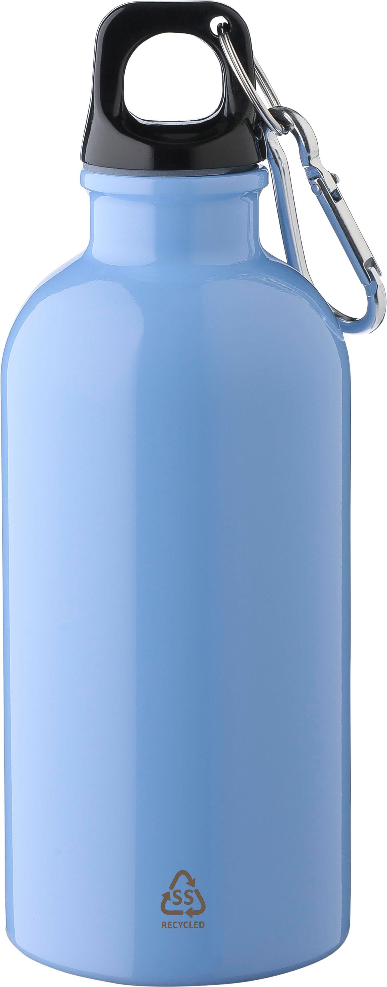 Recycled stainless steel single walled bottle (400 ml) Sable