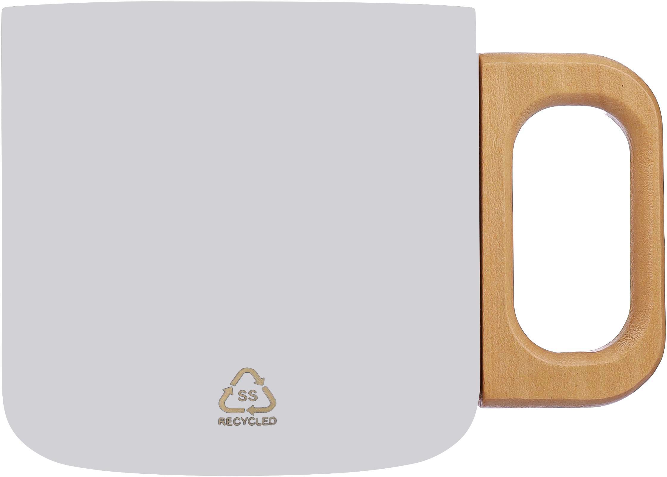 Recycled stainless steel double-walled mug 400 ml Dwight
