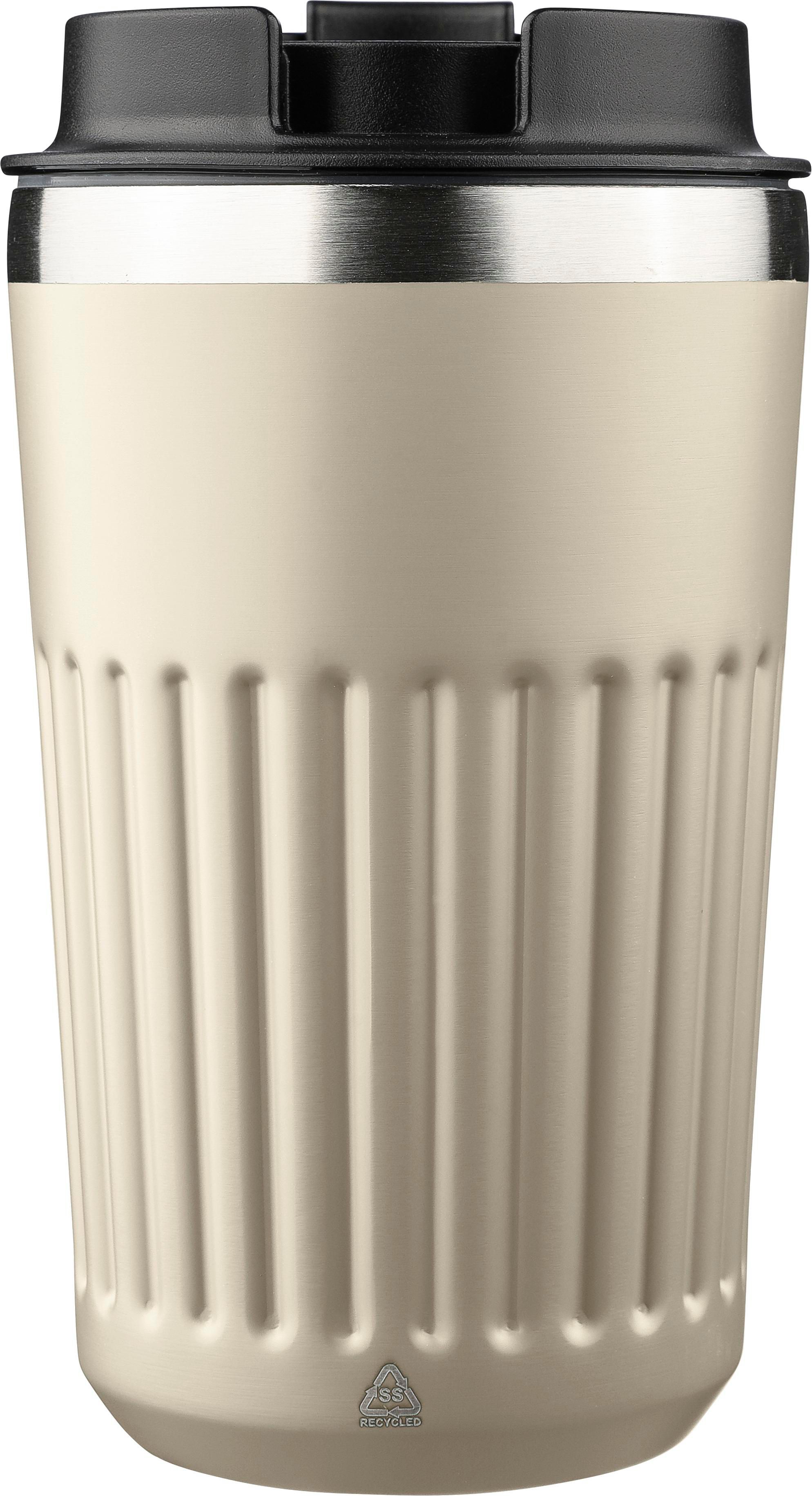 Vaso termo de acero inox. reciclado Chiara 400 ml