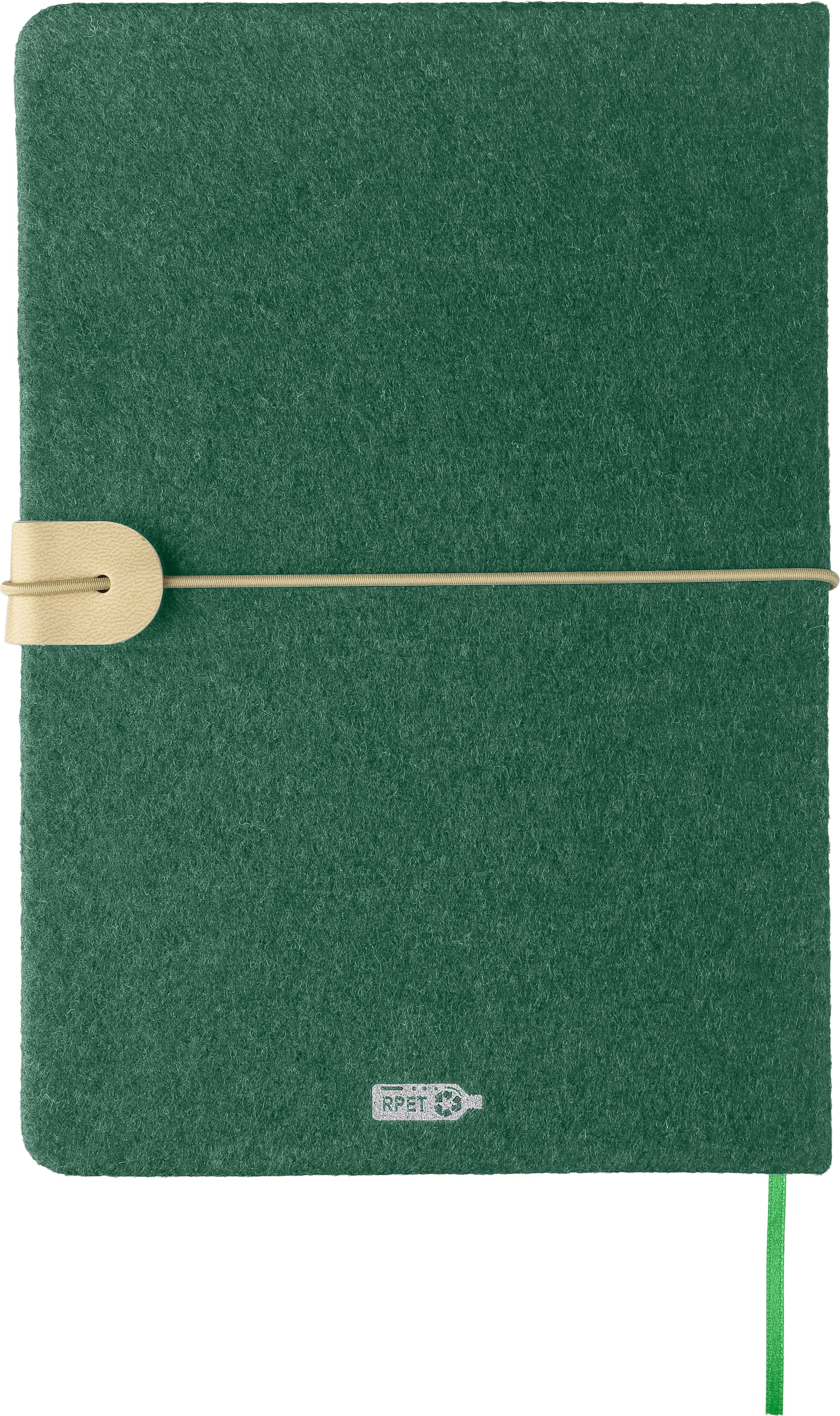 Recycled felt notebook (A5) Dario Original