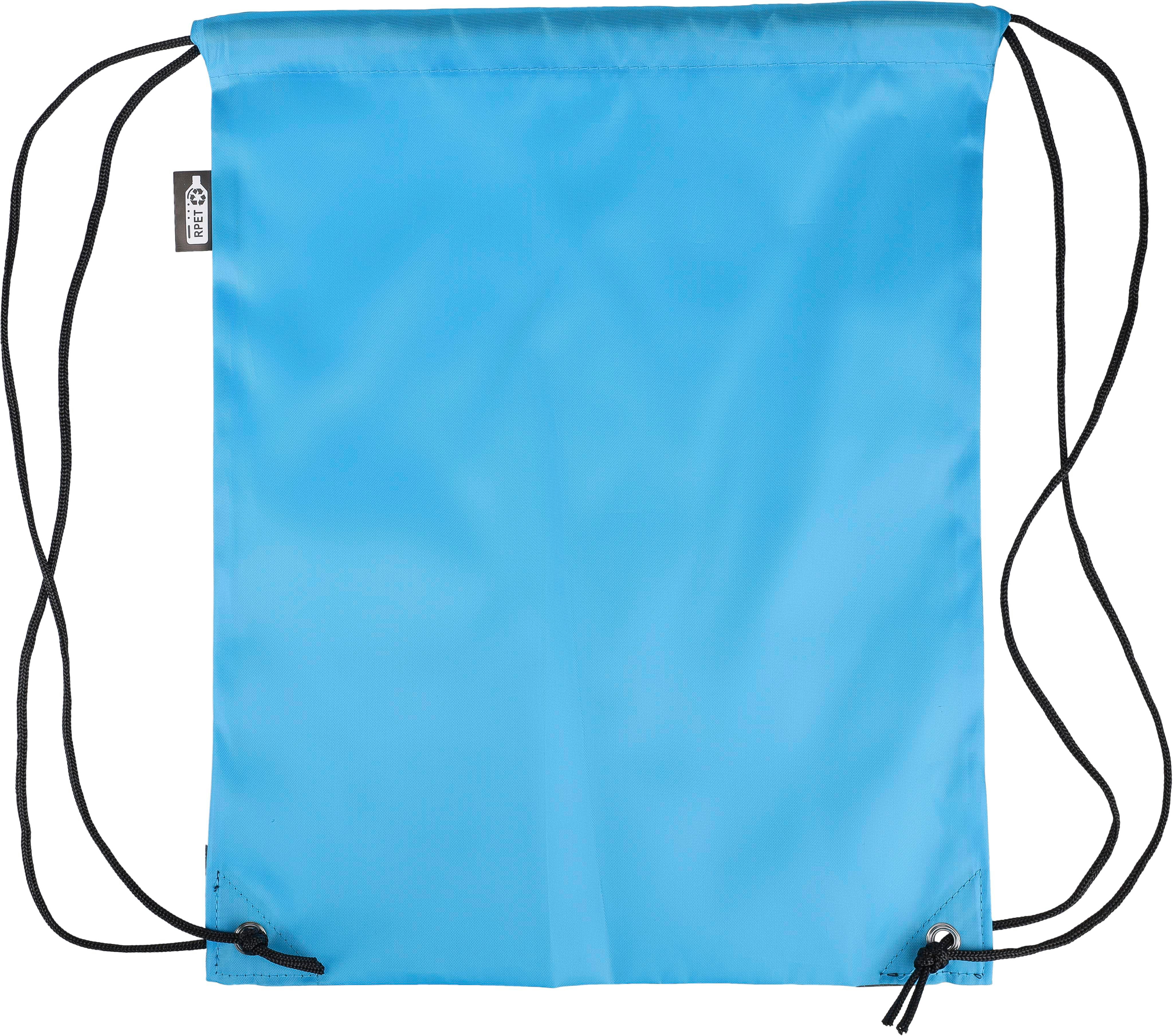 Recycled rPET polyester (210D) drawstring backpack Enrique