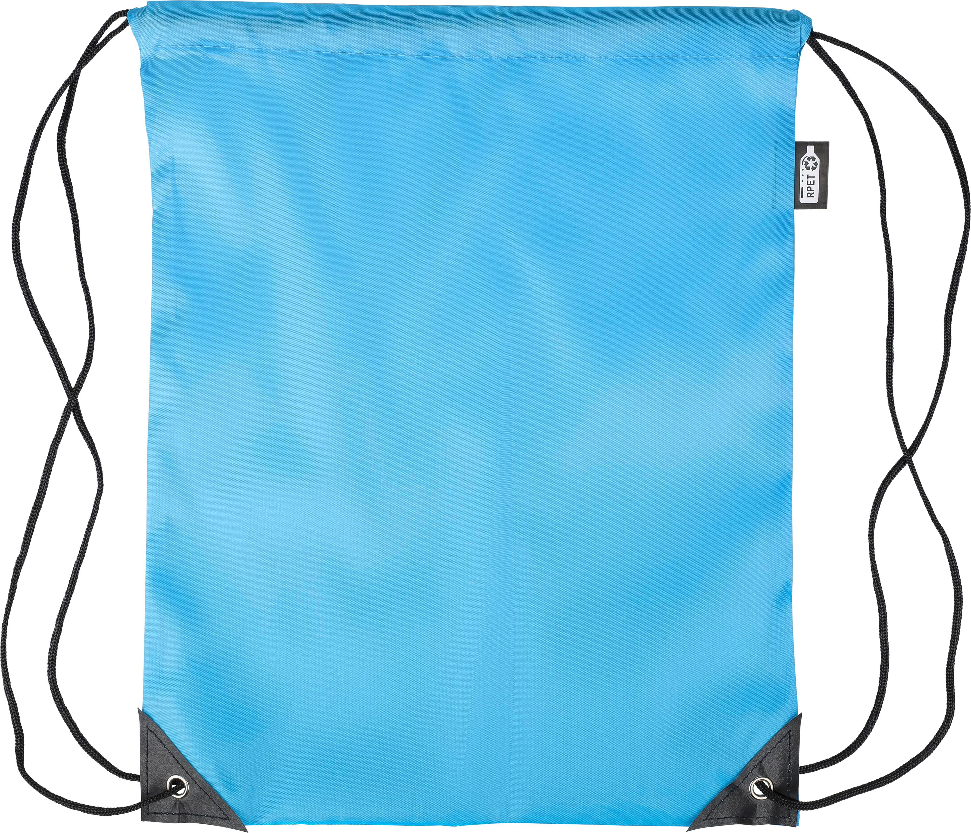 Recycled rPET polyester (210D) drawstring backpack Enrique