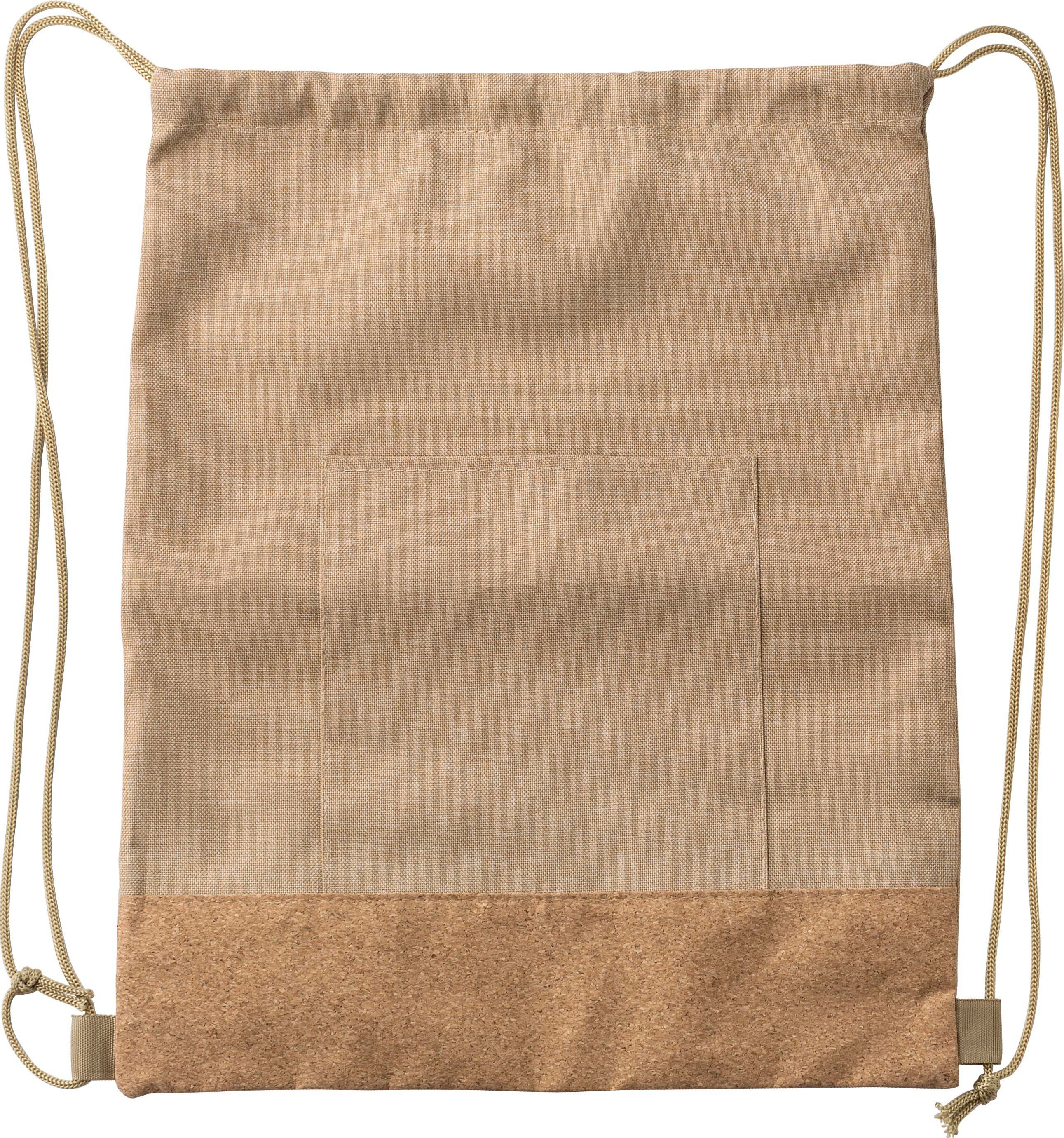 Drawstring bag Ansel | Recycled | Cork bottom | 6 l