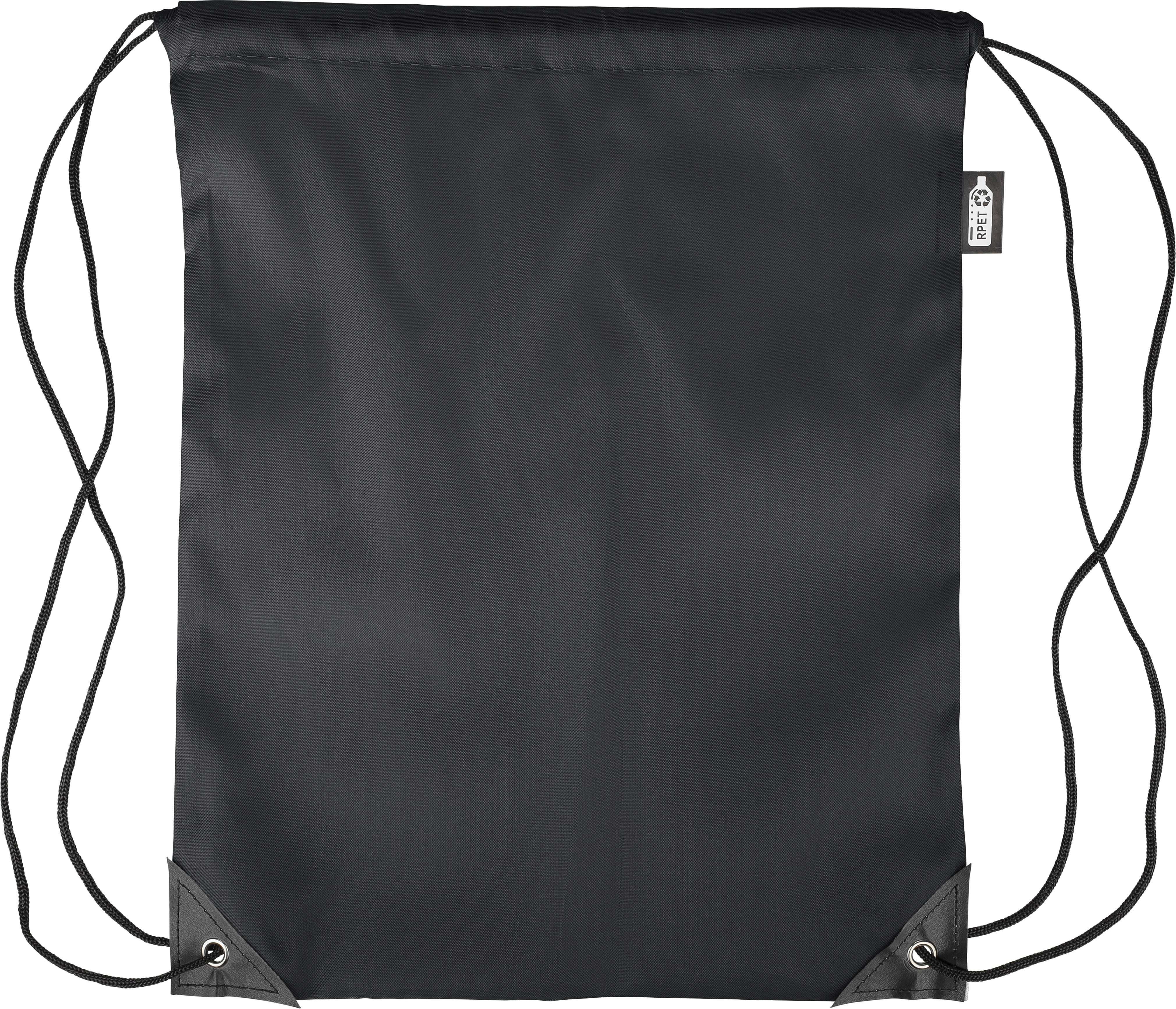 Recycled rPET polyester (210D) drawstring backpack Enrique