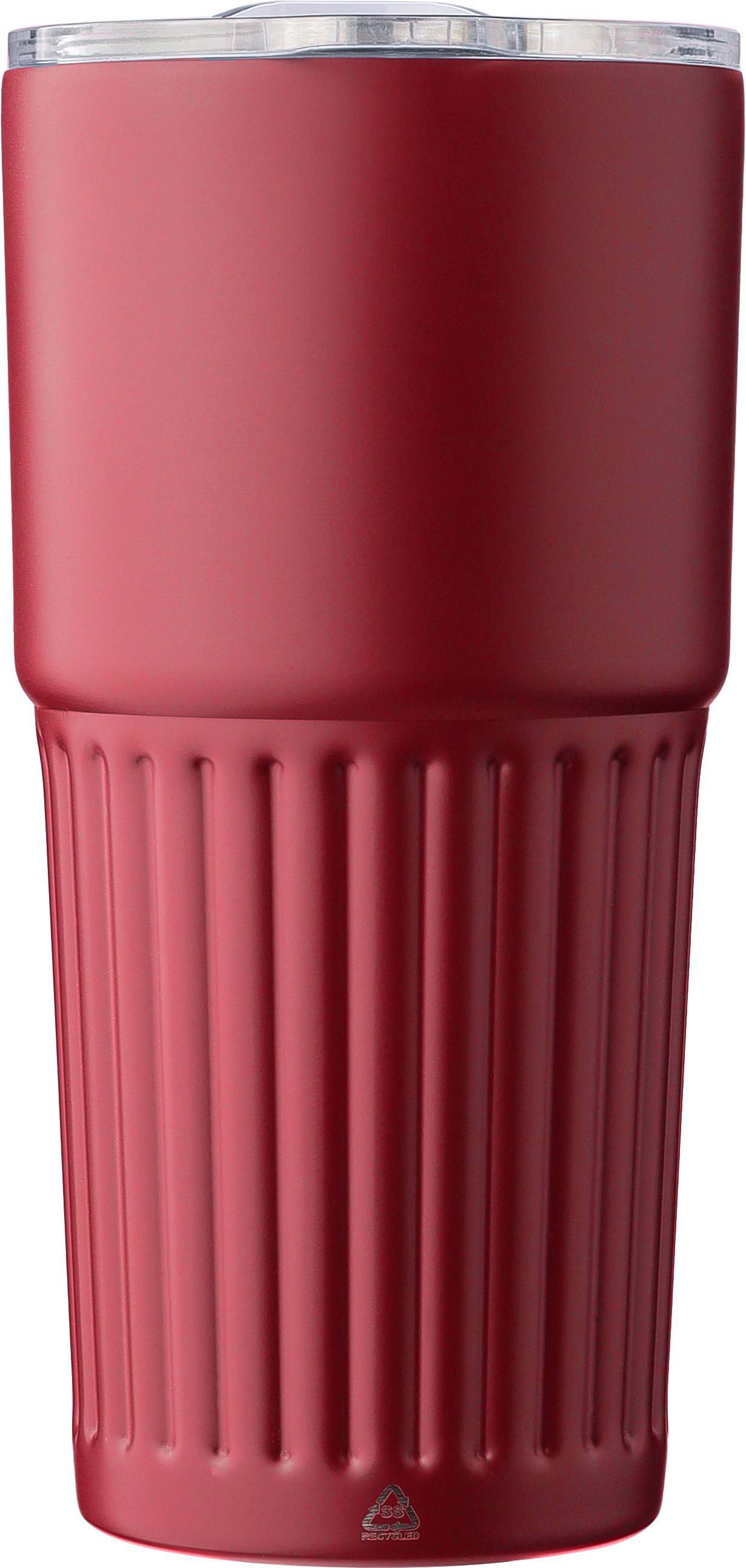 Vaso de acero inox. reciclado Kael 500 ml