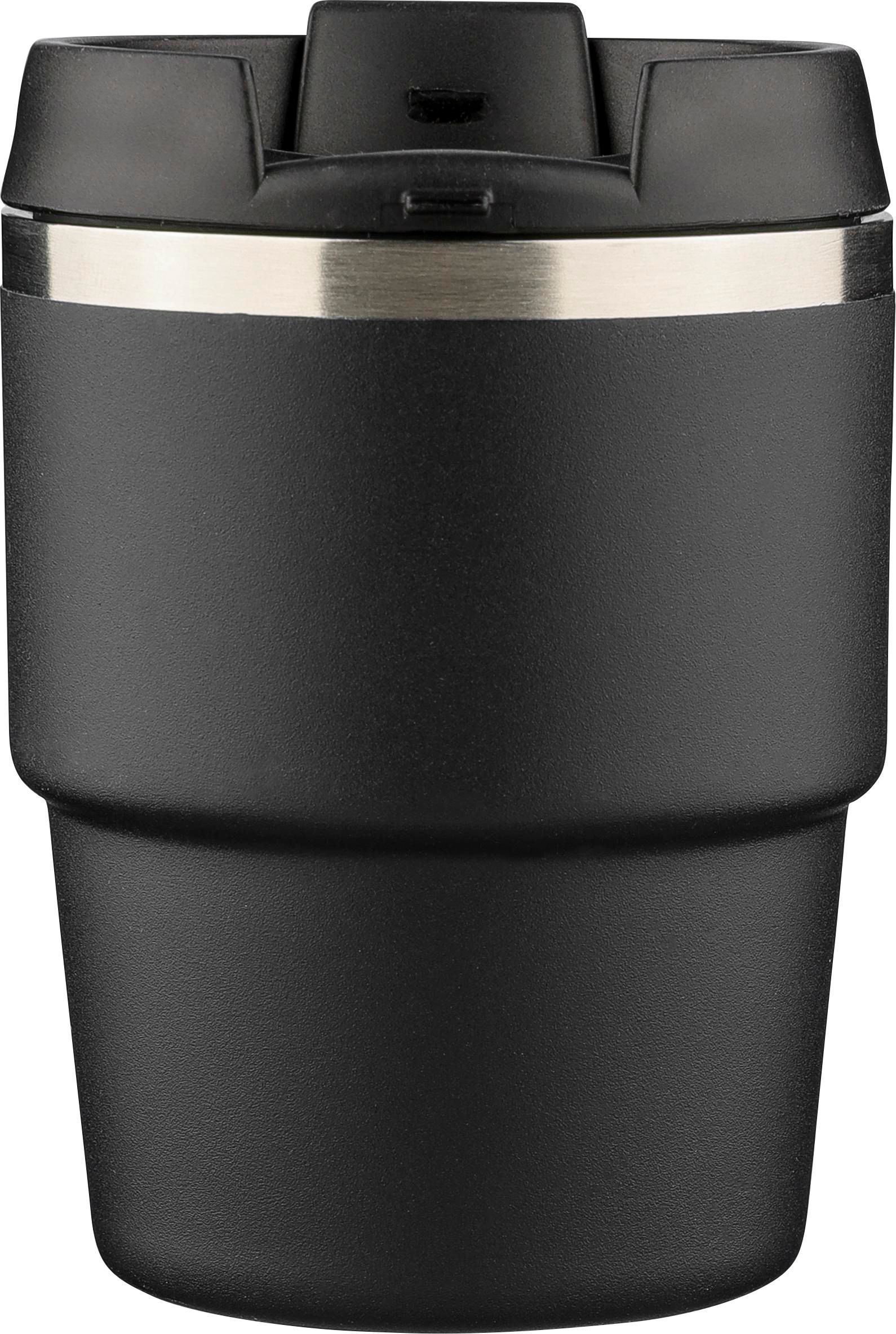 Recycled stainless steel double-walled mug (175 ml) Oli