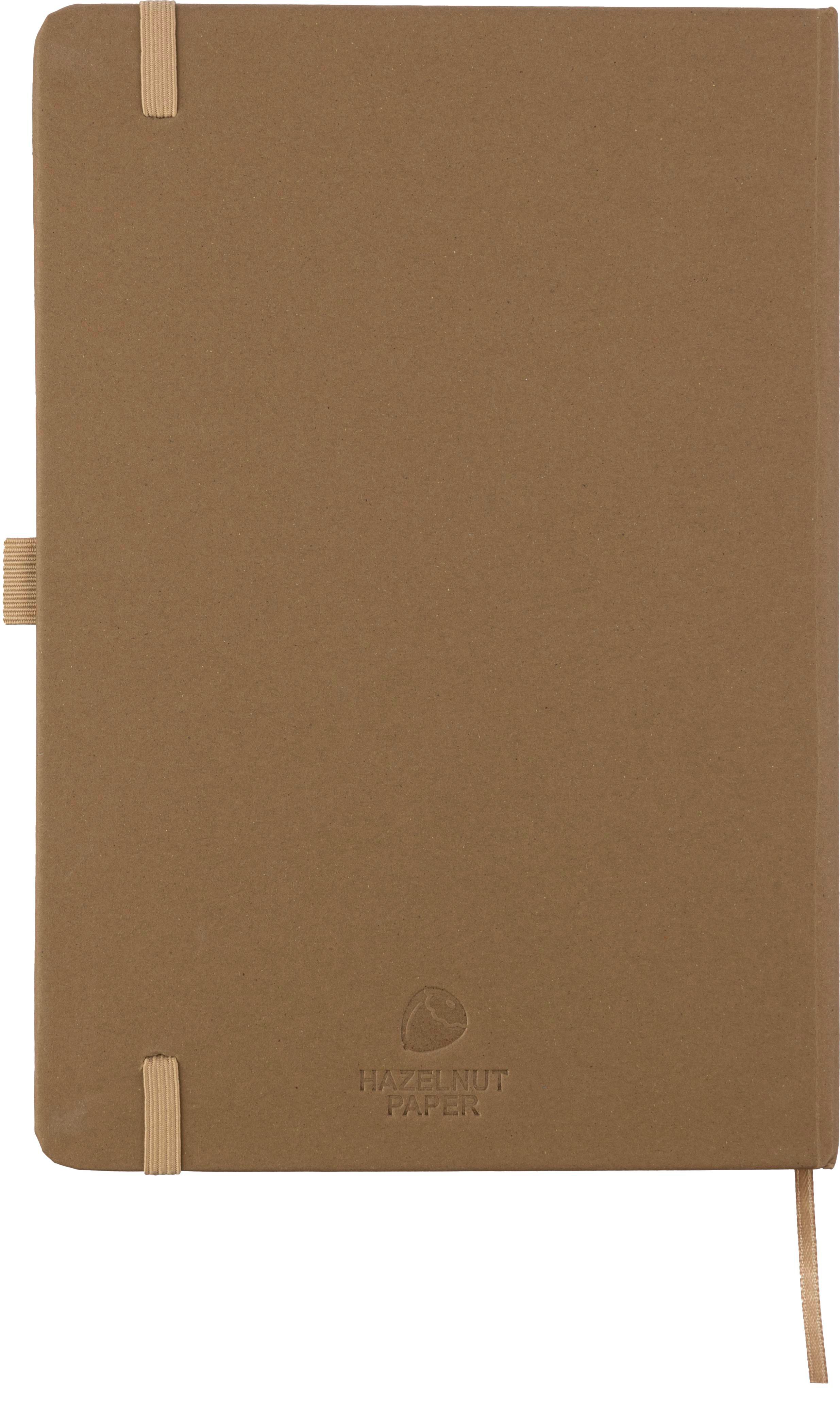 Recycled biowaste and carton notebook A5 Gertrud Original