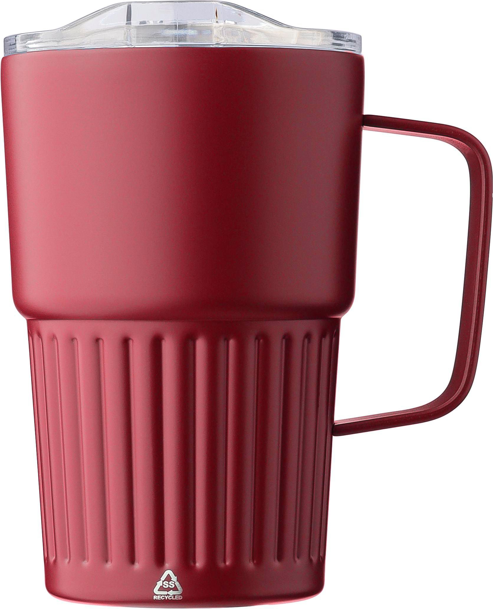 Taza de acero inox. reciclado Calo 450 ml