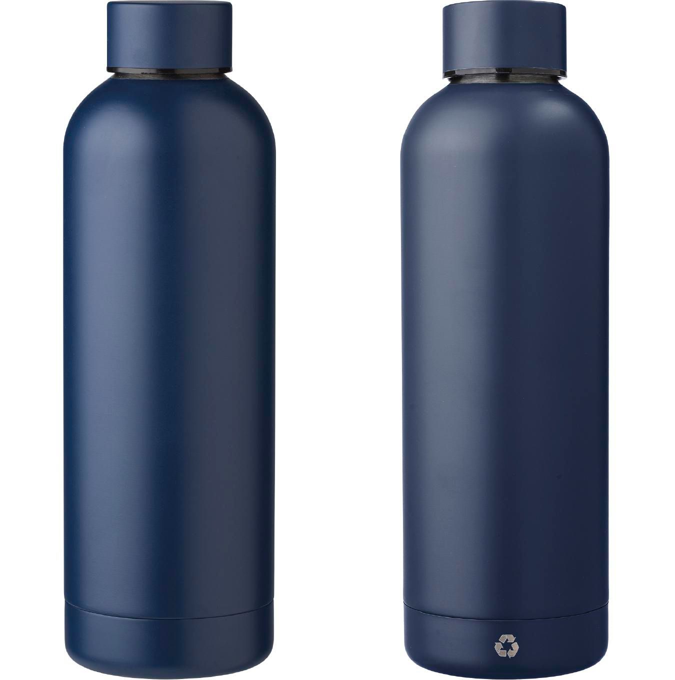 Botella de acero inox. reciclado Isaiah 500 ml
