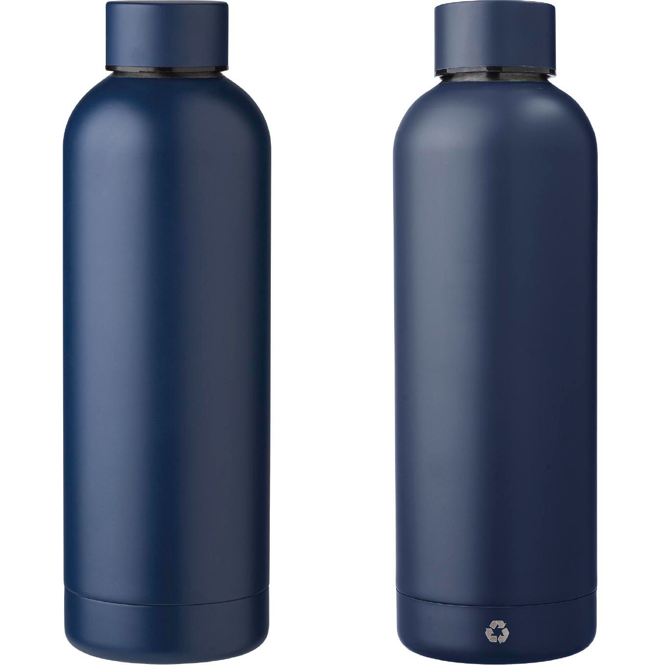 Botella de acero inox. reciclado Isaiah 500 ml