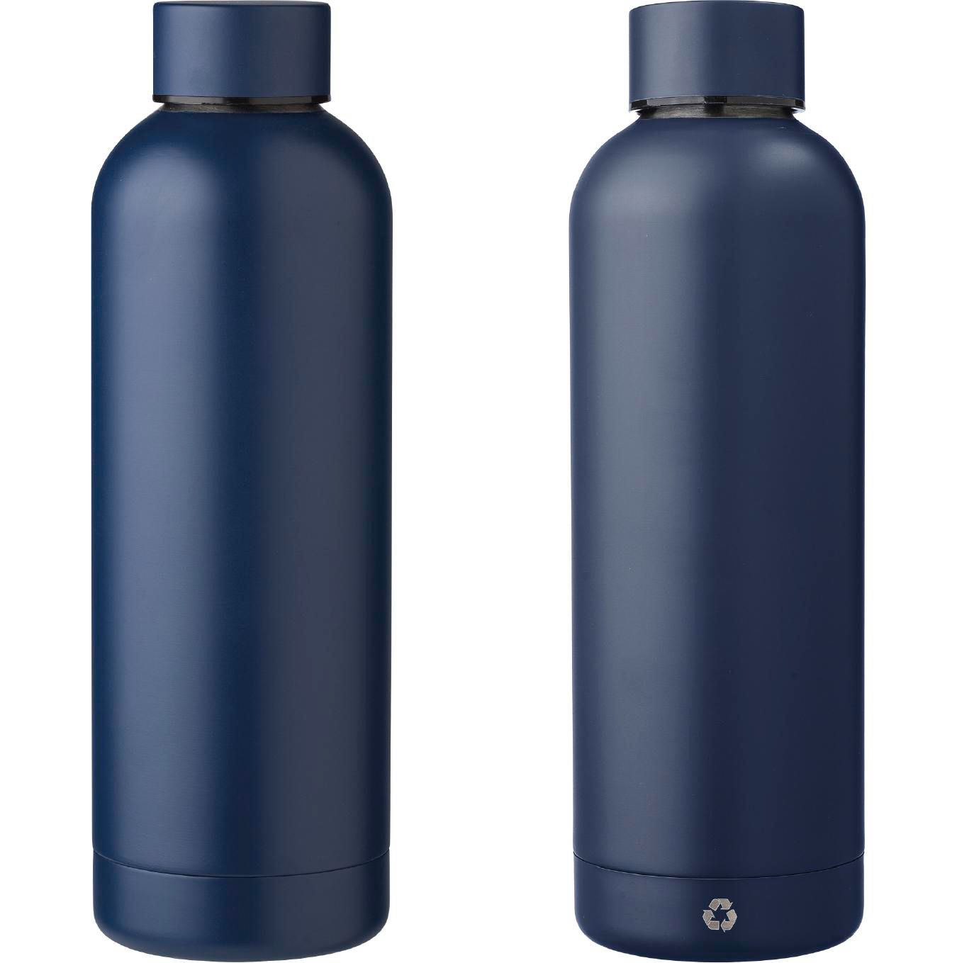 Botella de acero inox. reciclado Isaiah 500 ml