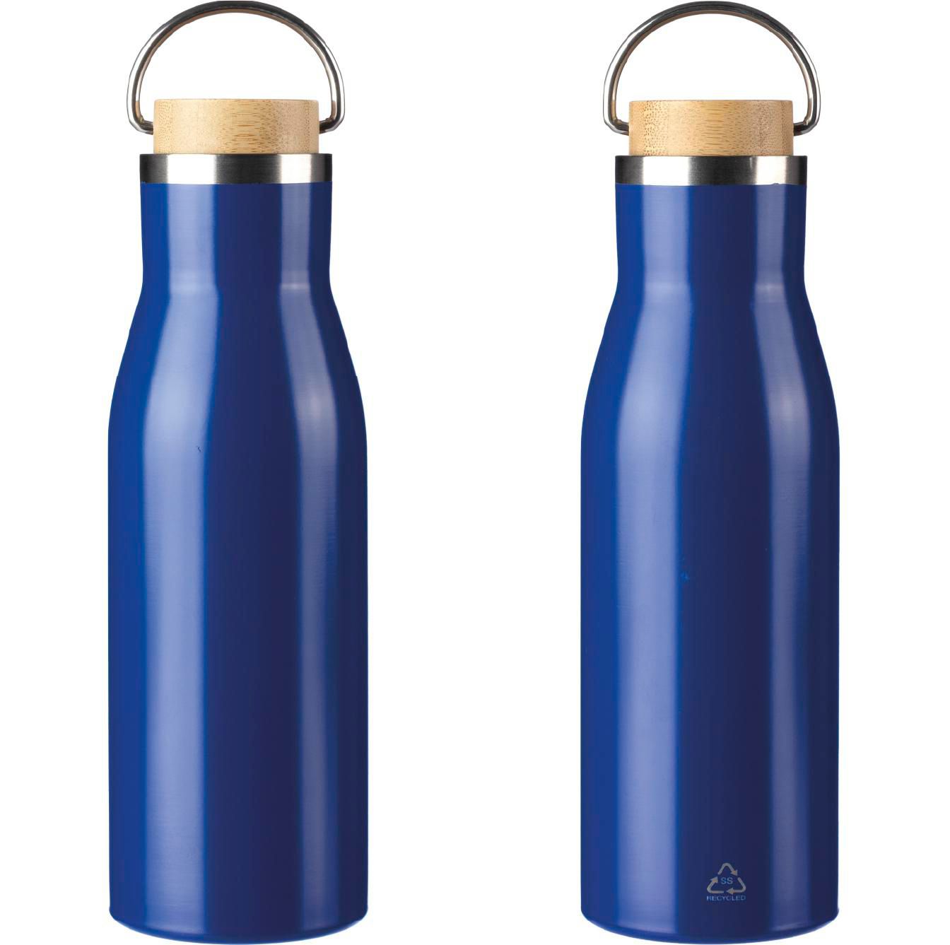 Botella de acero inox. reciclado Aline