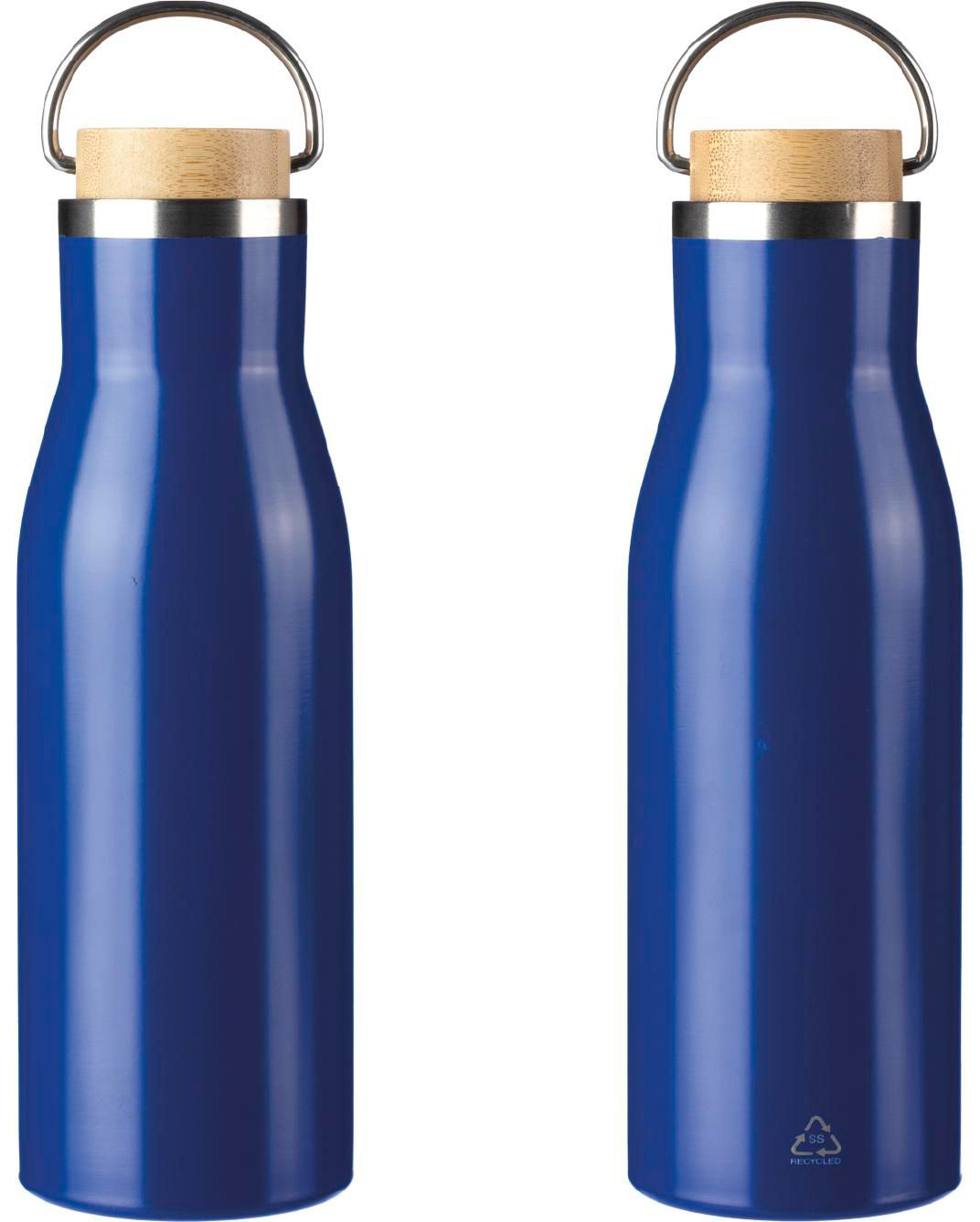 Botella de acero inox. reciclado Aline