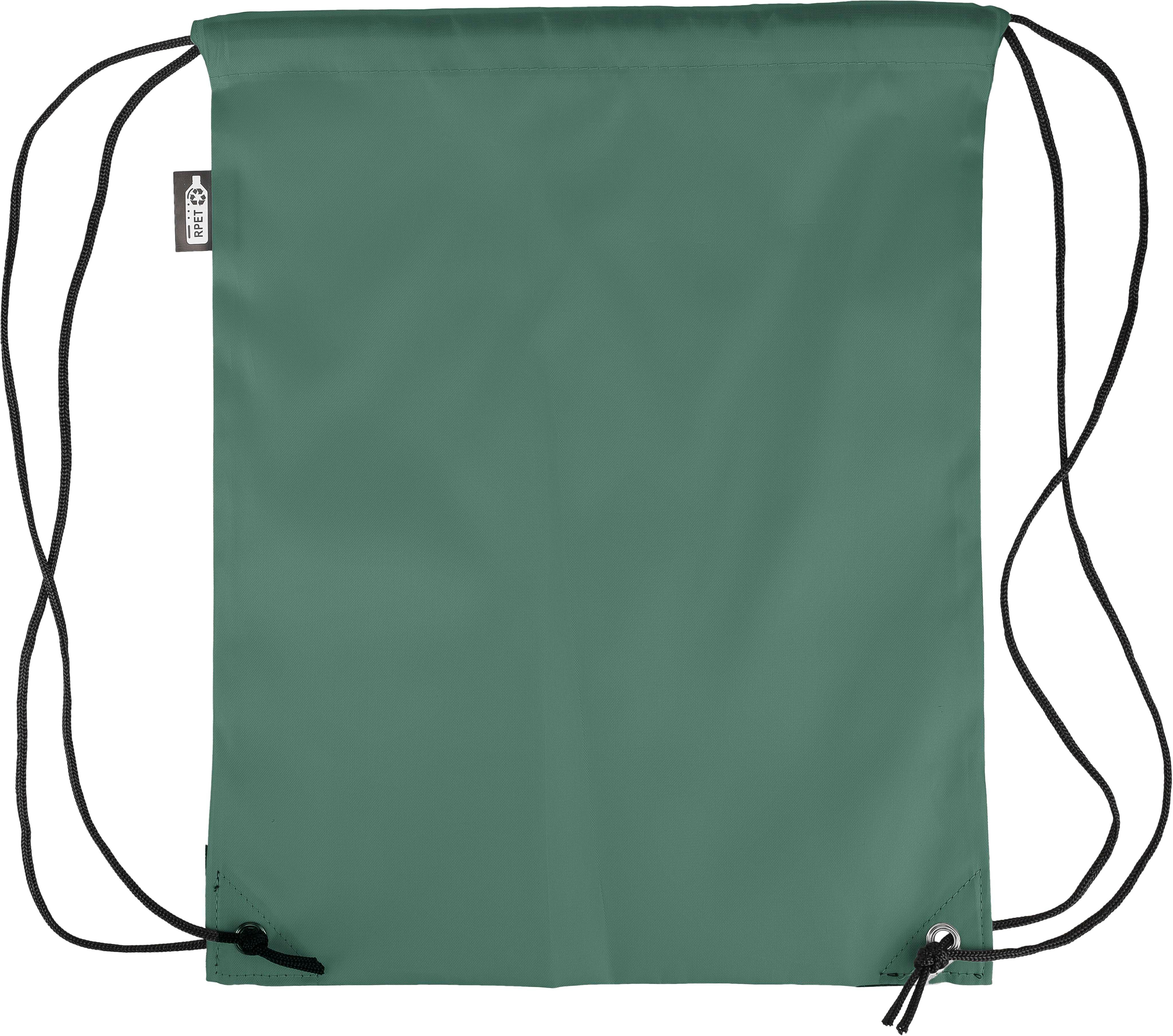 Recycled rPET polyester (210D) drawstring backpack Enrique