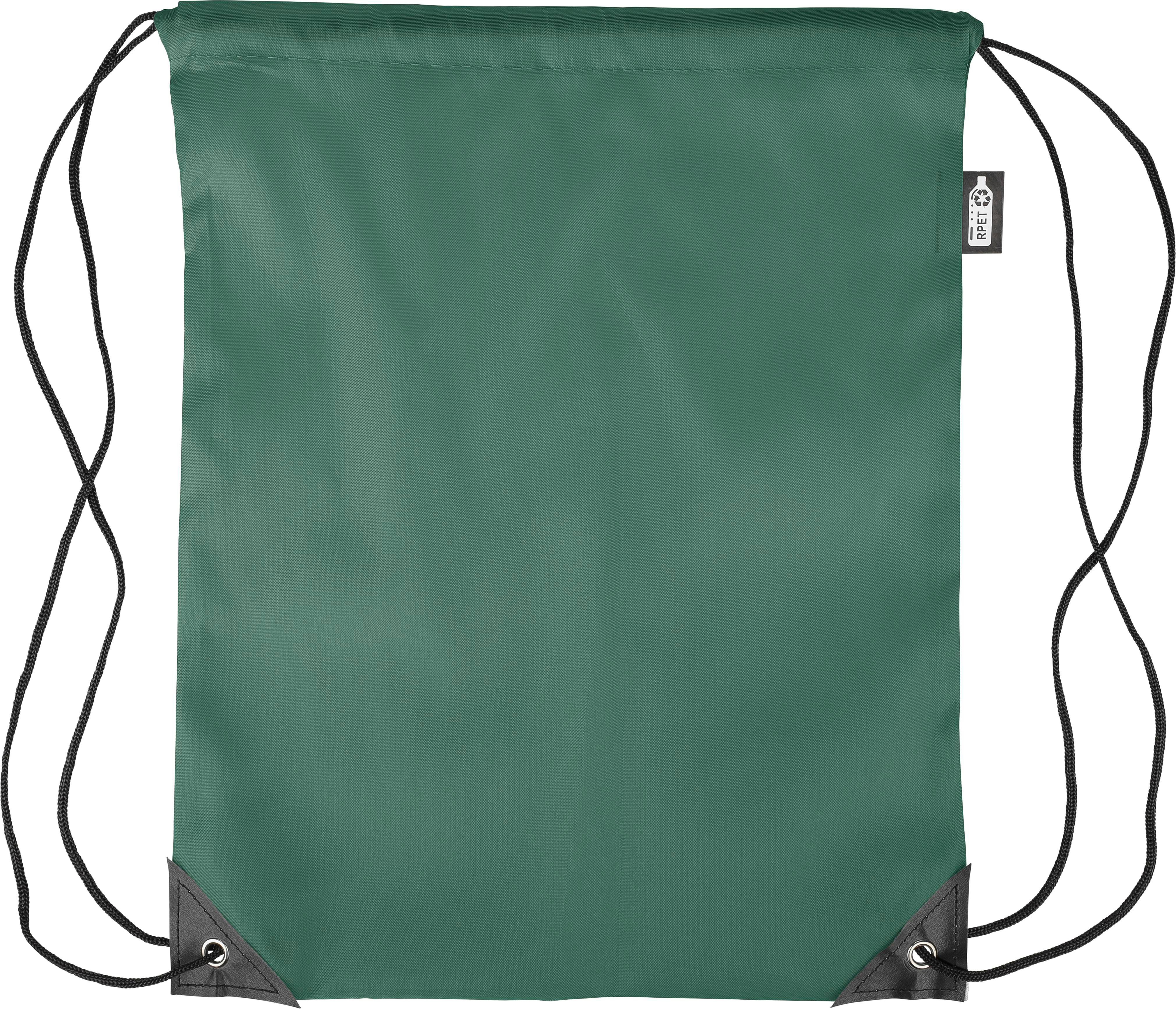 Recycled rPET polyester (210D) drawstring backpack Enrique
