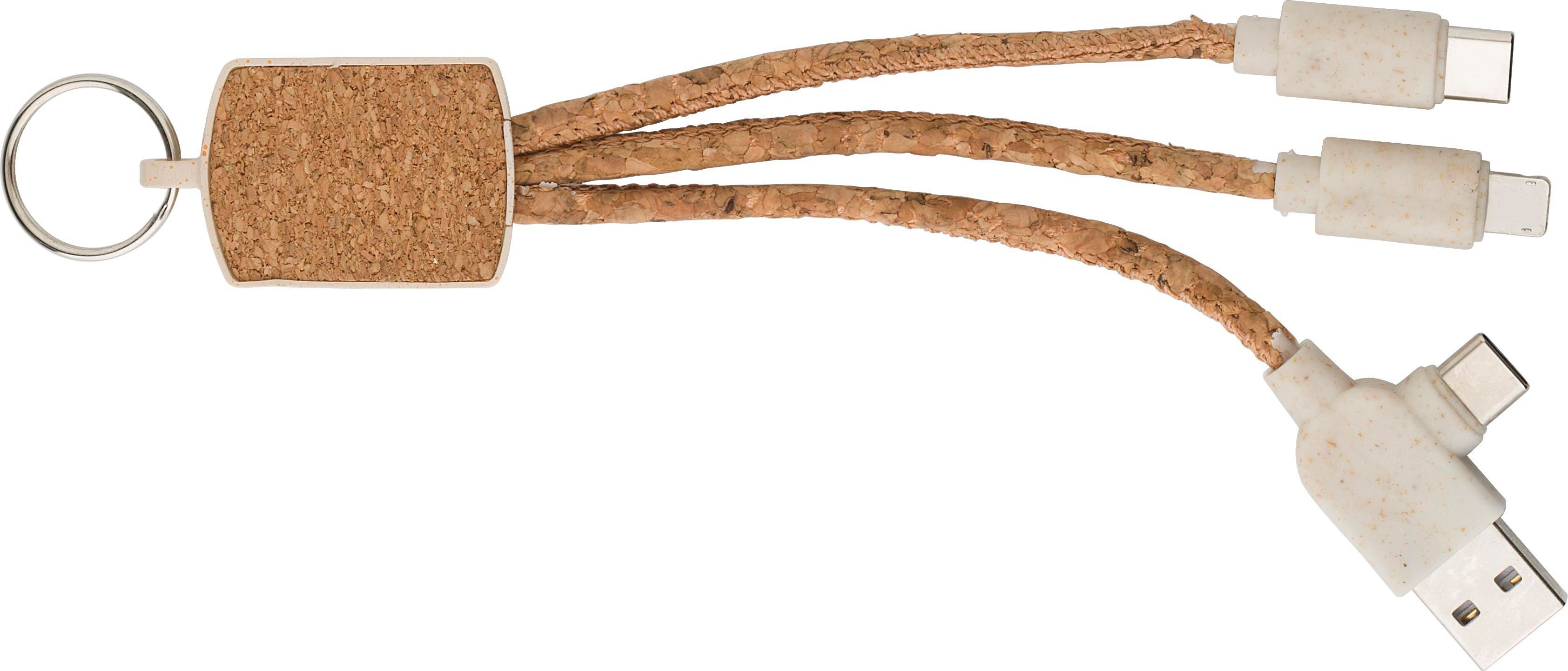 Charging cable Landry | Key chain | Cork