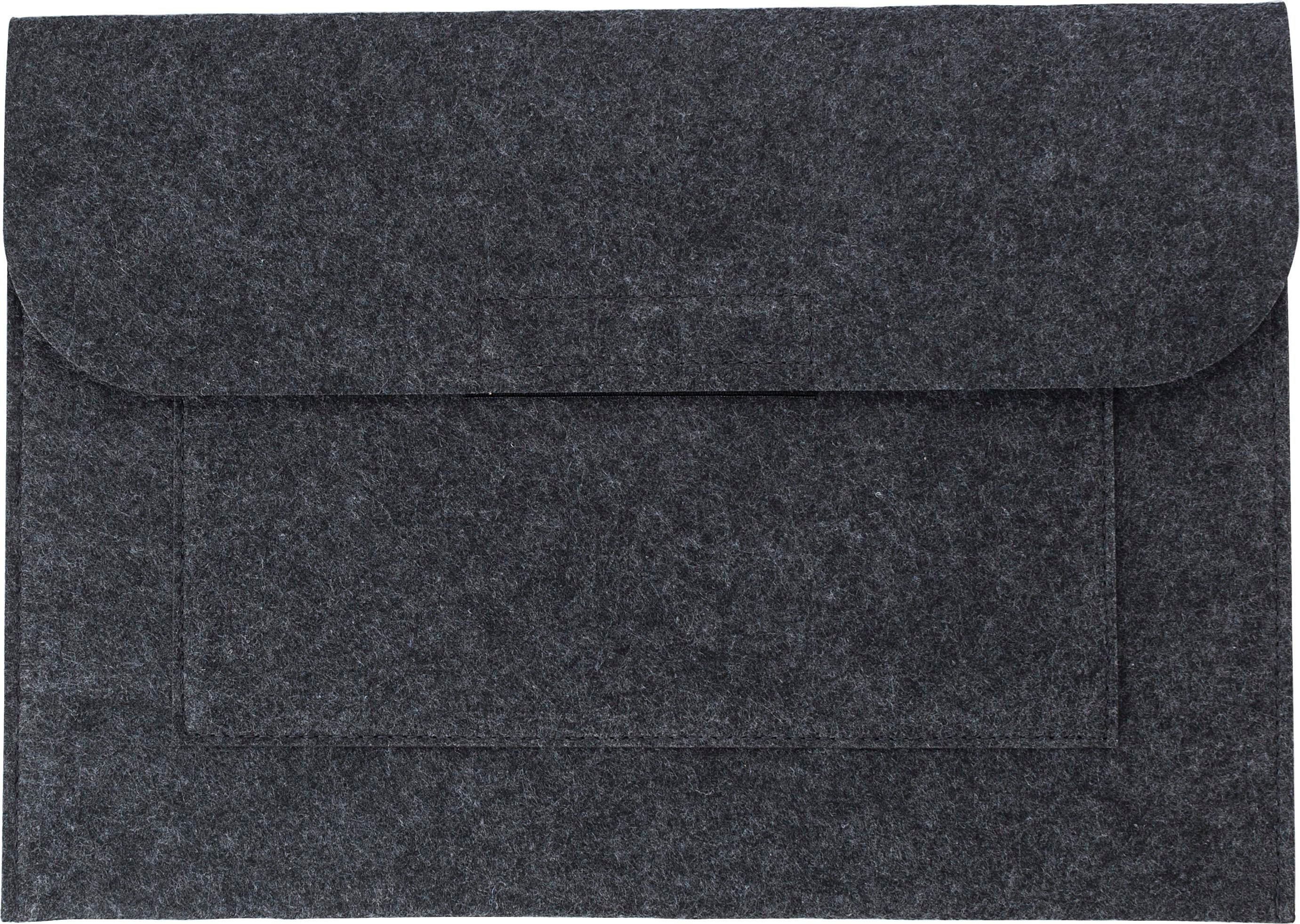 Document pouch Riley | Recycled felt | Velcro closure