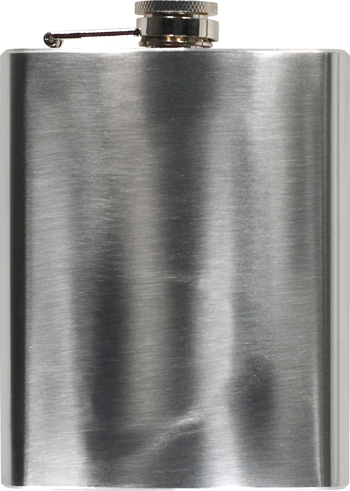 Hip flask set Brittany | Stainless steel 304 | 220 ml | 4 cups