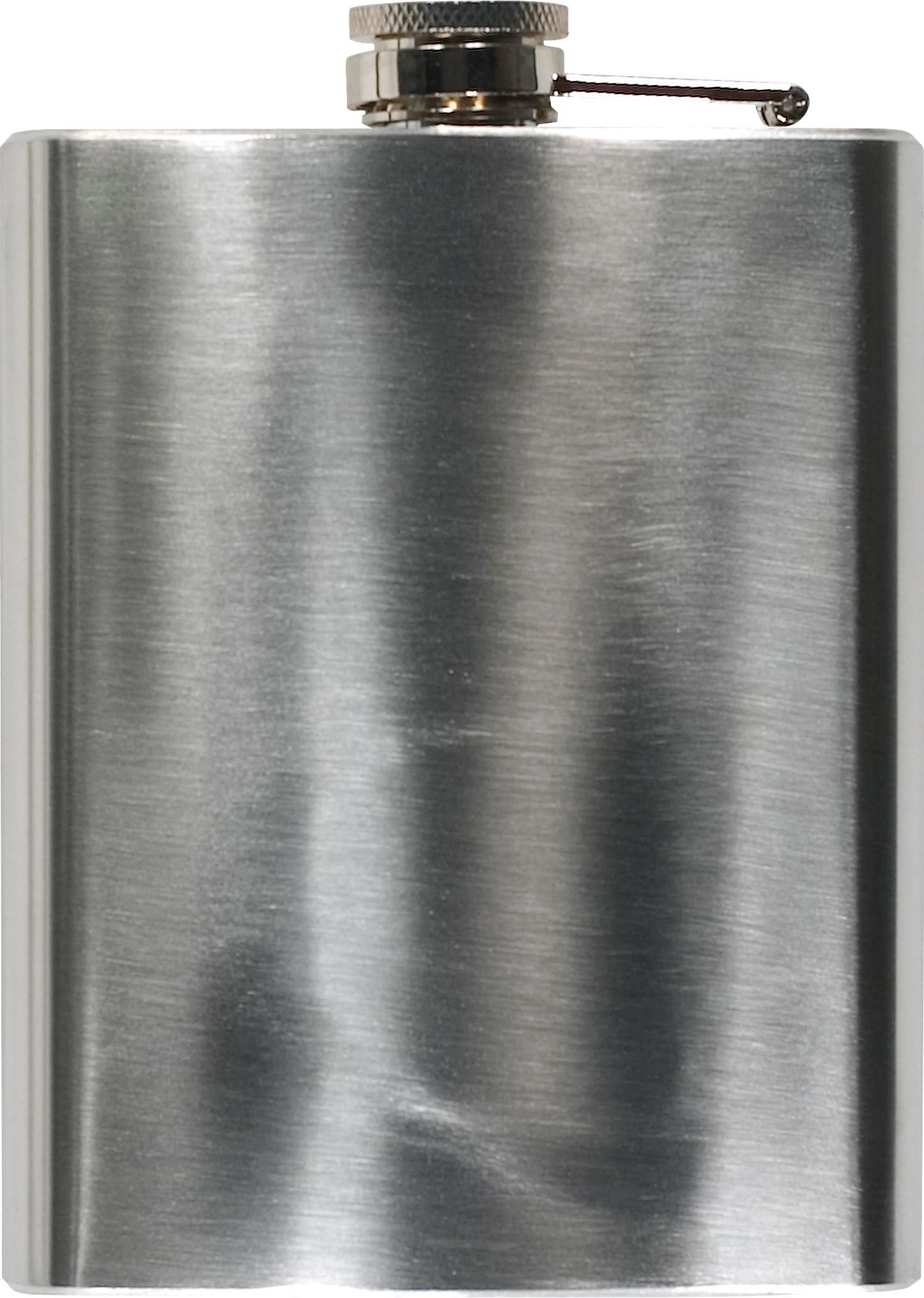 Hip flask set Brittany | Stainless steel 304 | 220 ml | 4 cups