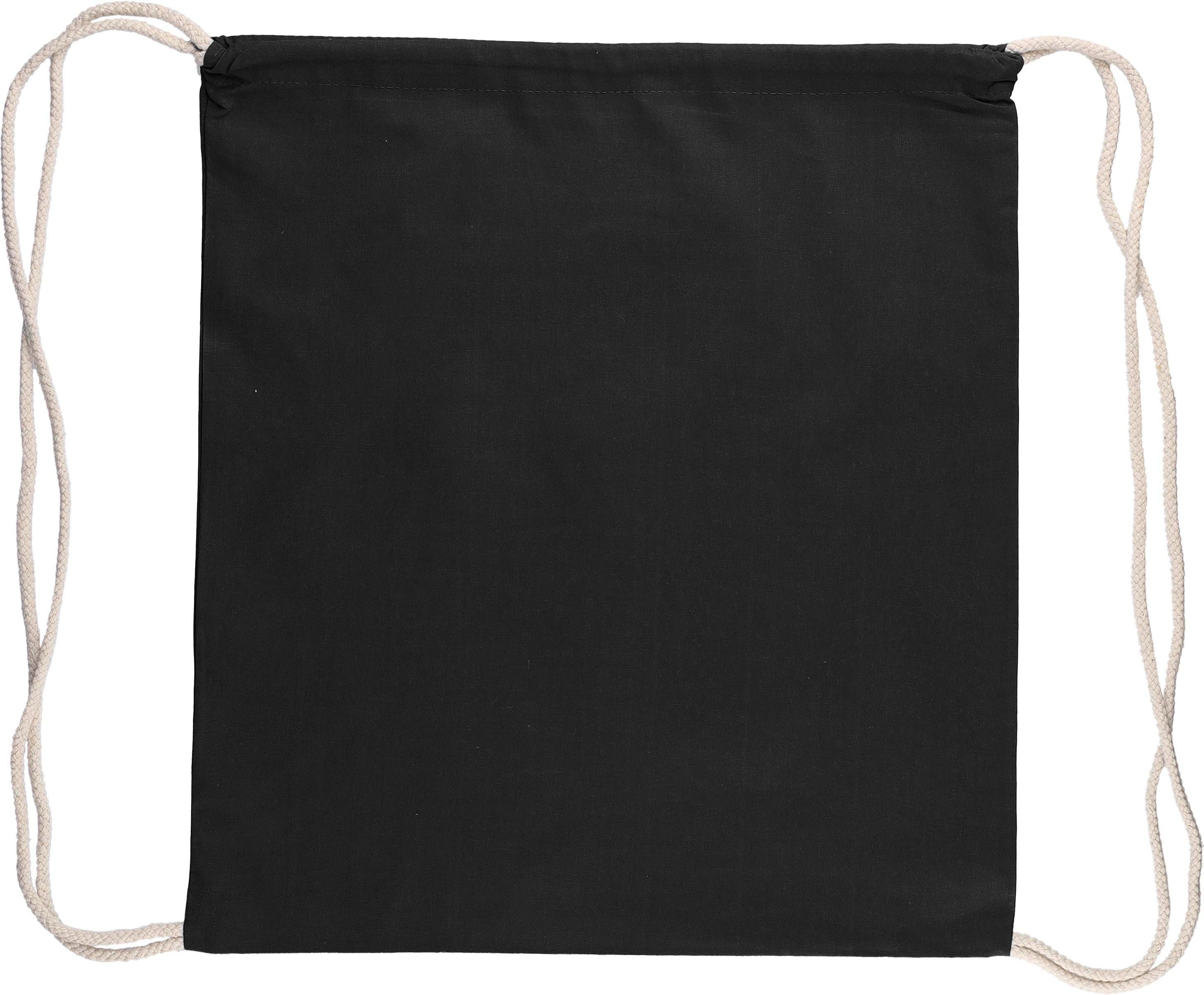 Cotton (140 gsm) drawstring backpack Bridget