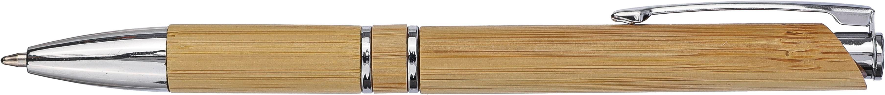 Ballpen Deanna | Bamboo | Chrome